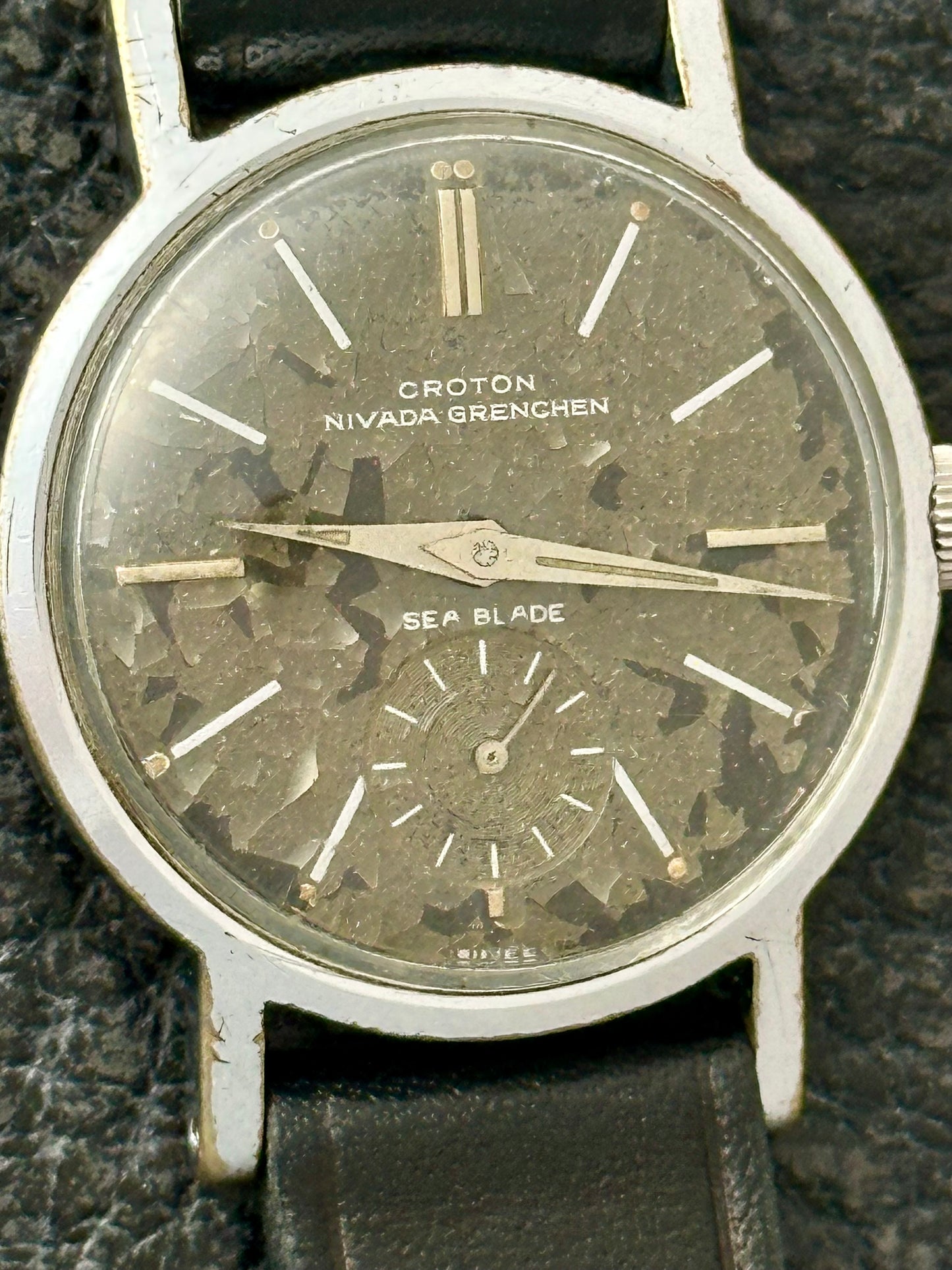 Croton Nivada Grenchen Sea Blade Vintage