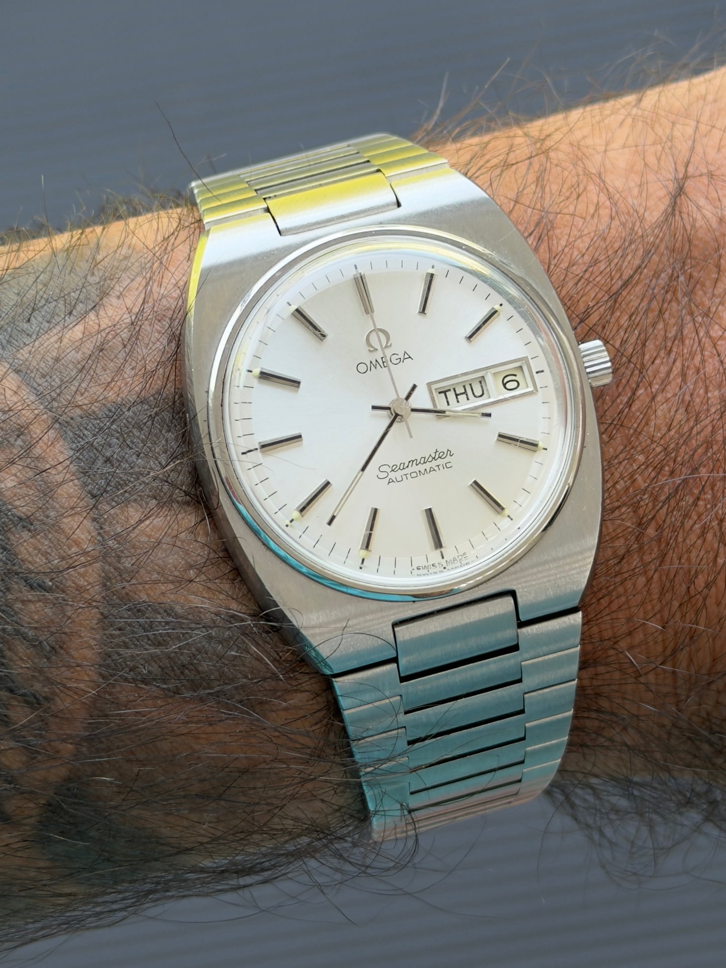 Omega Seamaster Day Date Integrated Vintage
