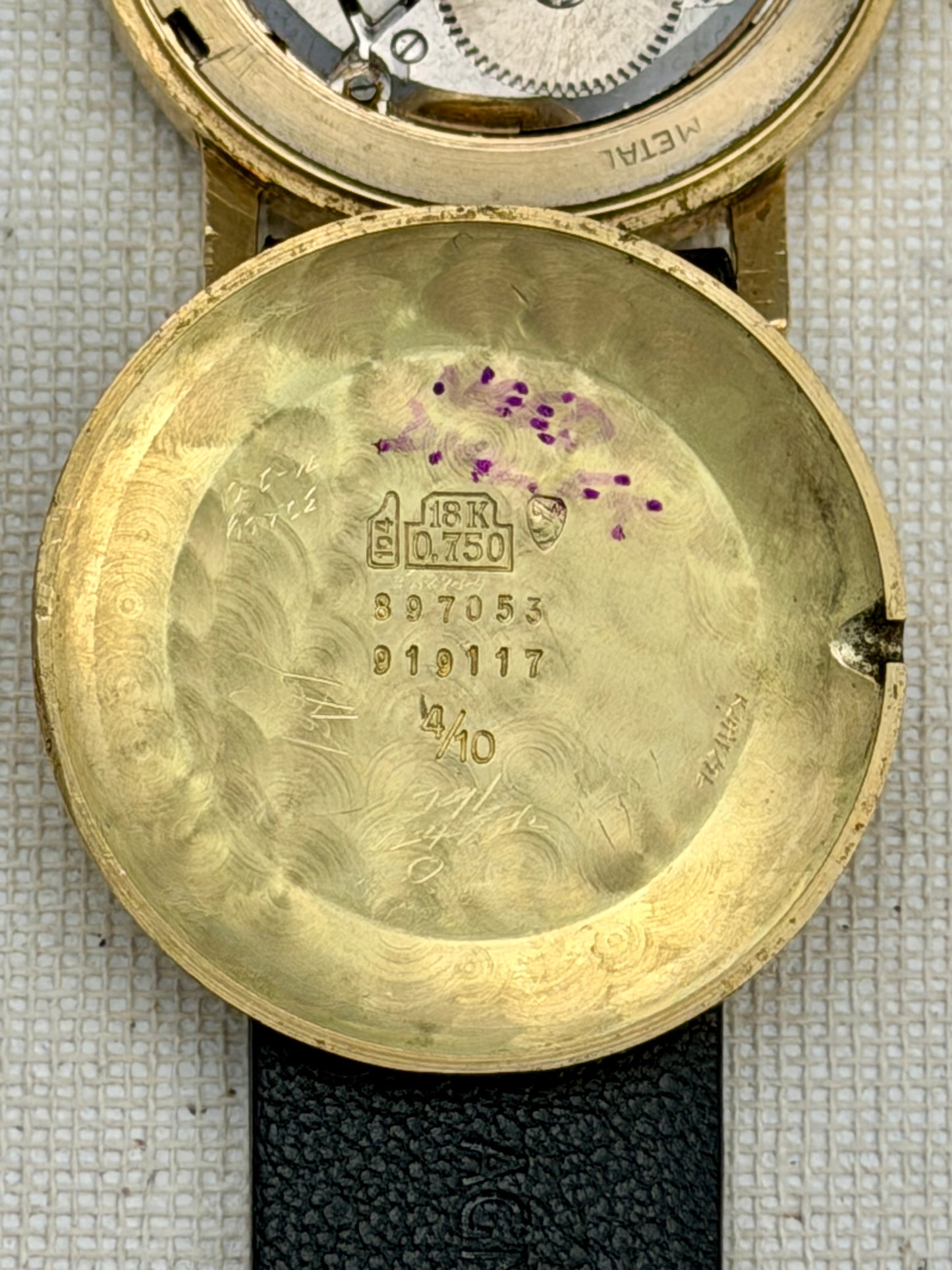 Cartier 18k Gold "Pre-Ronde" Vintage