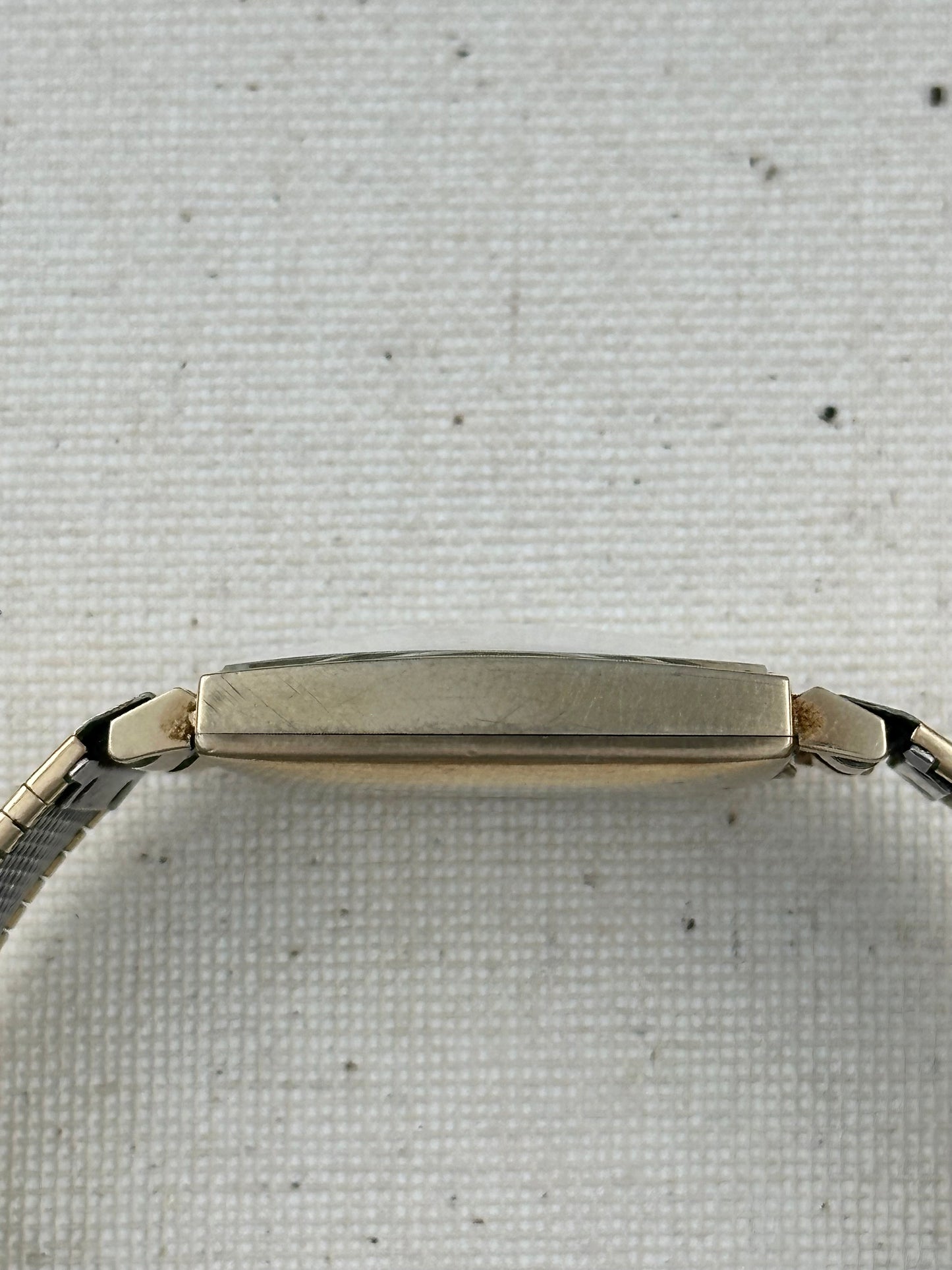 Longines Black and Gold Tank Vintage