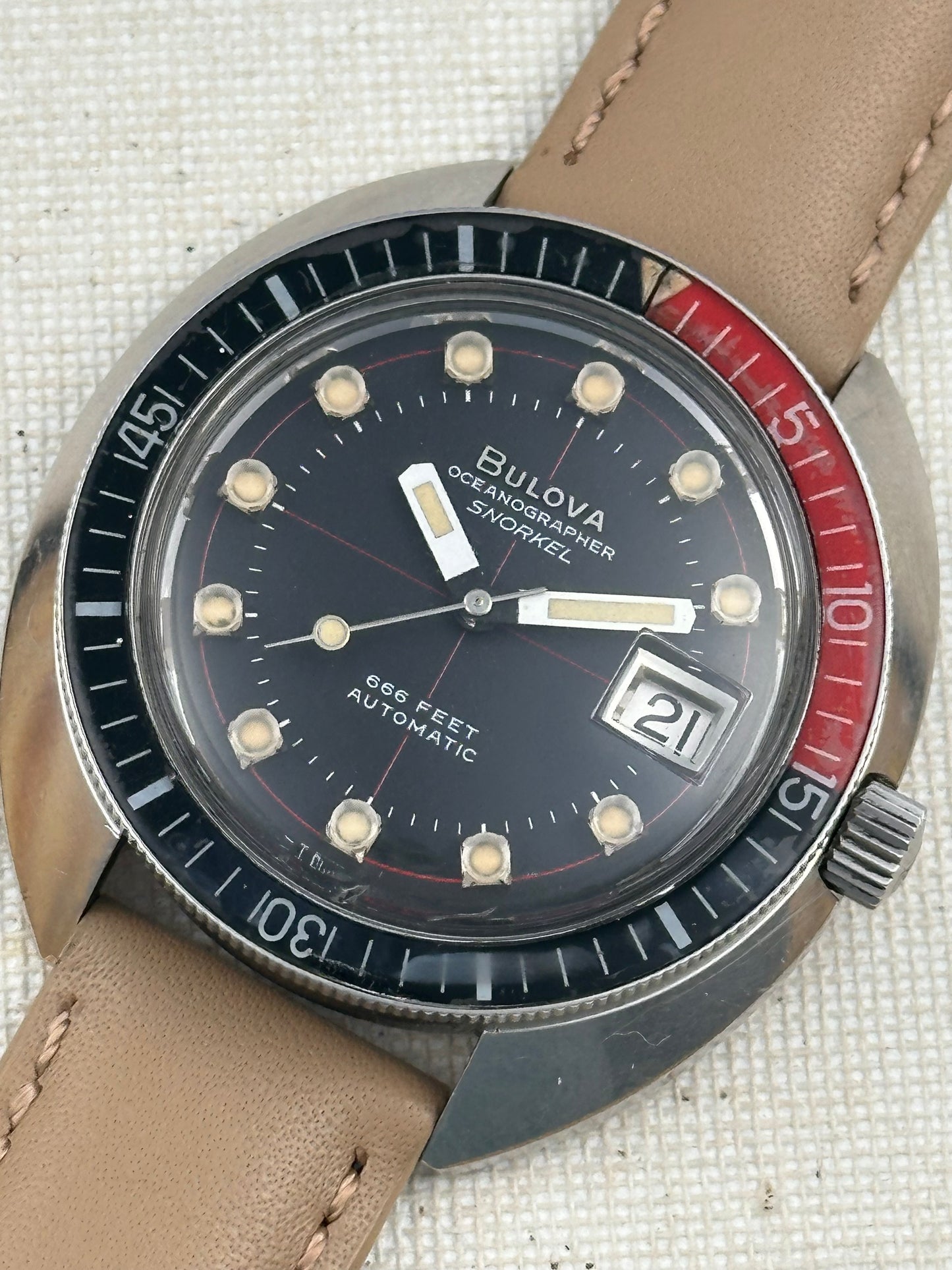 Bulova Oceanographer Snorkel Devil Diver Vintage