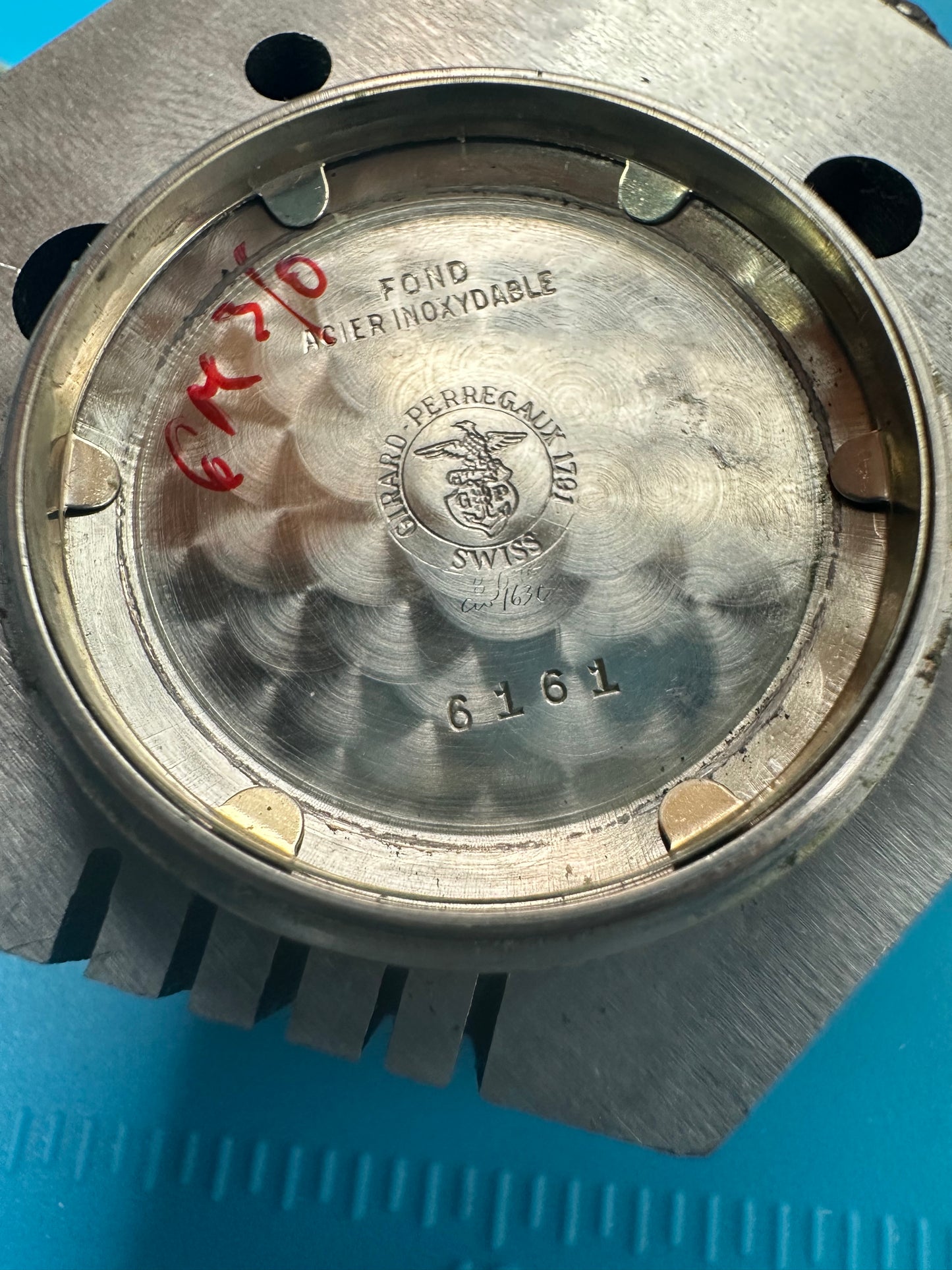 Girard Perregaux Gyromatic Brown Waffle Dial Vintage