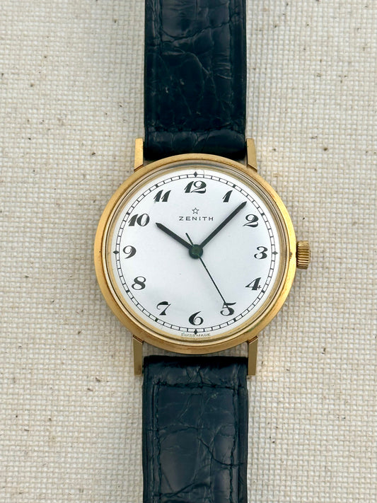 Zenith Dress Vintage White Dial Vintage
