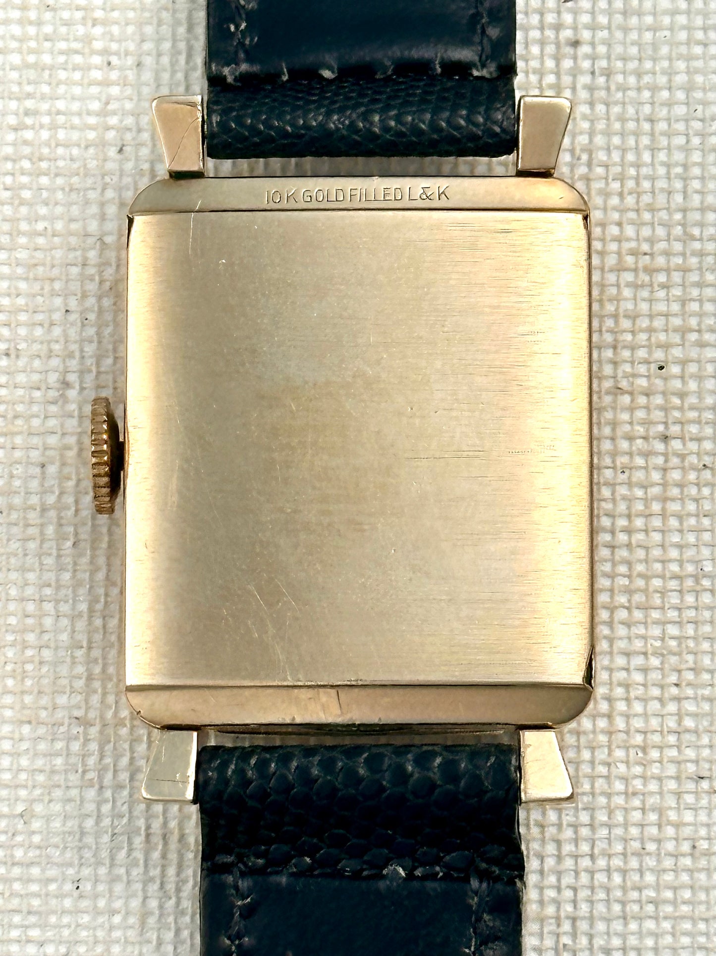 LeCoultre Tank Patina Dial Vintage