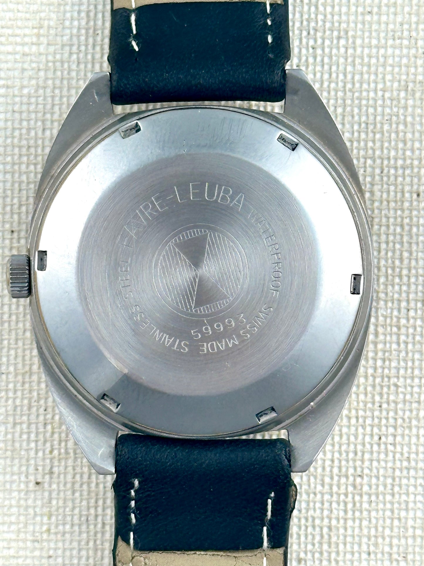 Favre Leuba Day Date Red Vintage