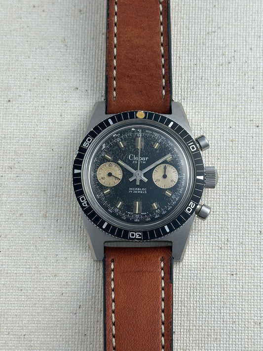 Clebar Chrono Diver Vintage Spider Dial