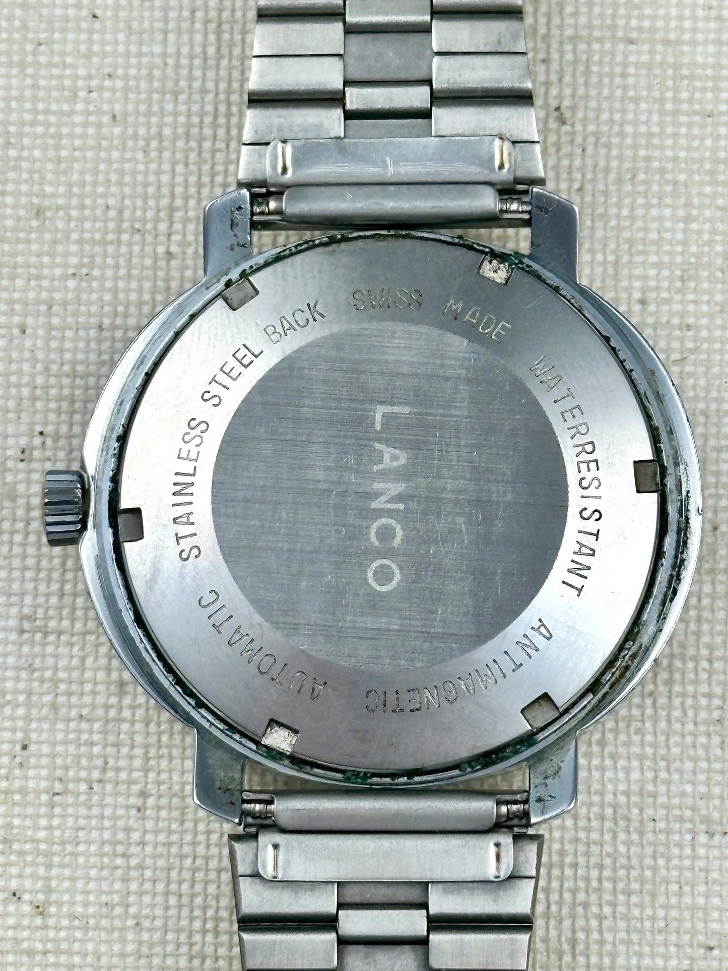 Lanco Blue/Silver Dial Vintage