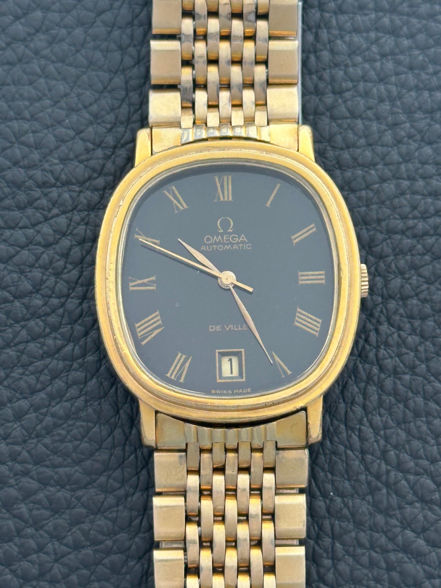 Omega De Ville Black Dial Vintage