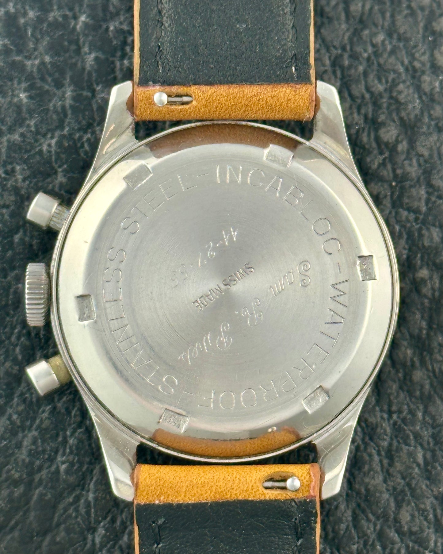 Tissot Black Dial Ref 6216/174 Cal. 321 Chronograph Vintage