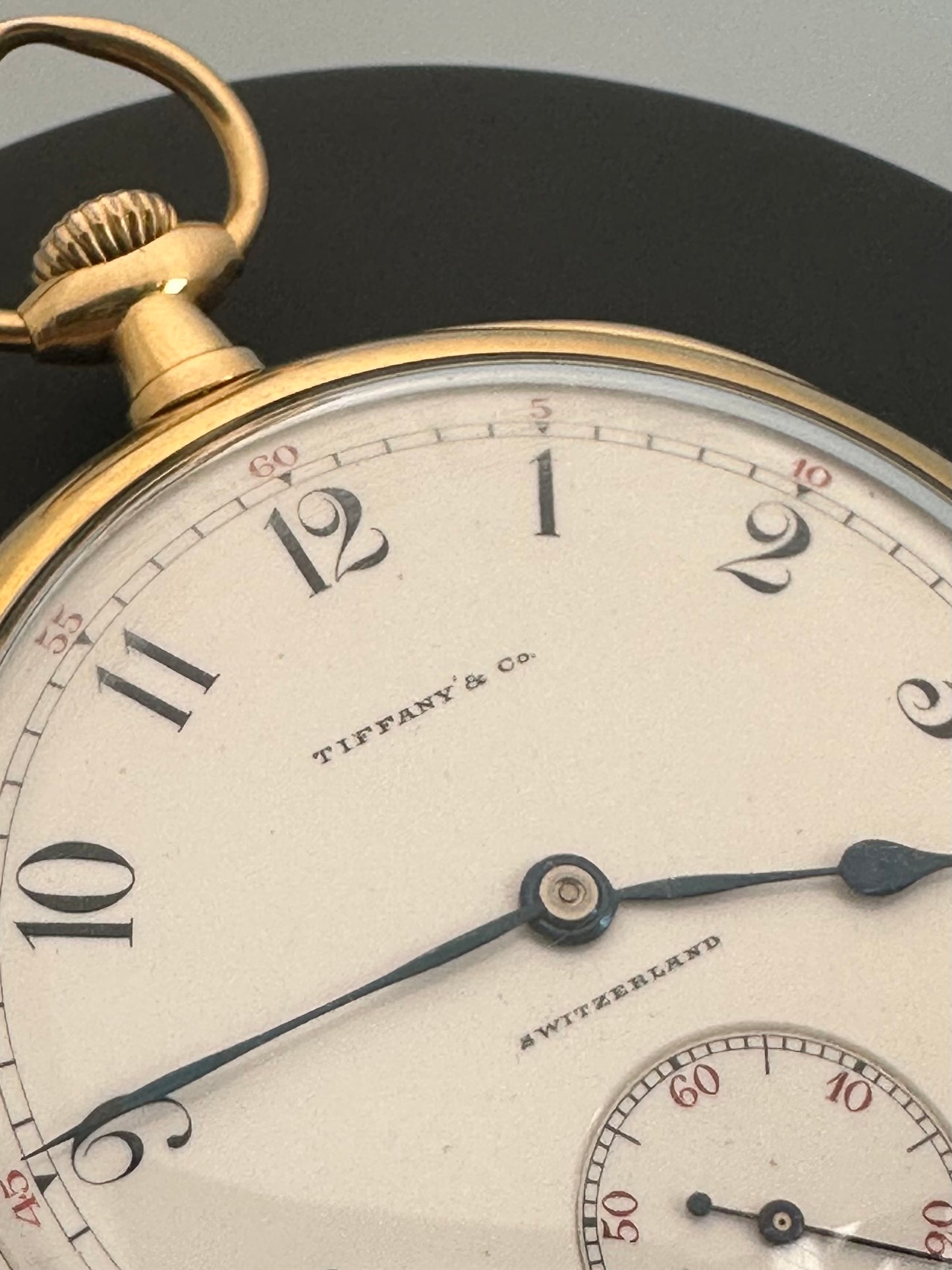 Patek Phillippe for Tiffany 18k Gold Pocket Watch Vintage
