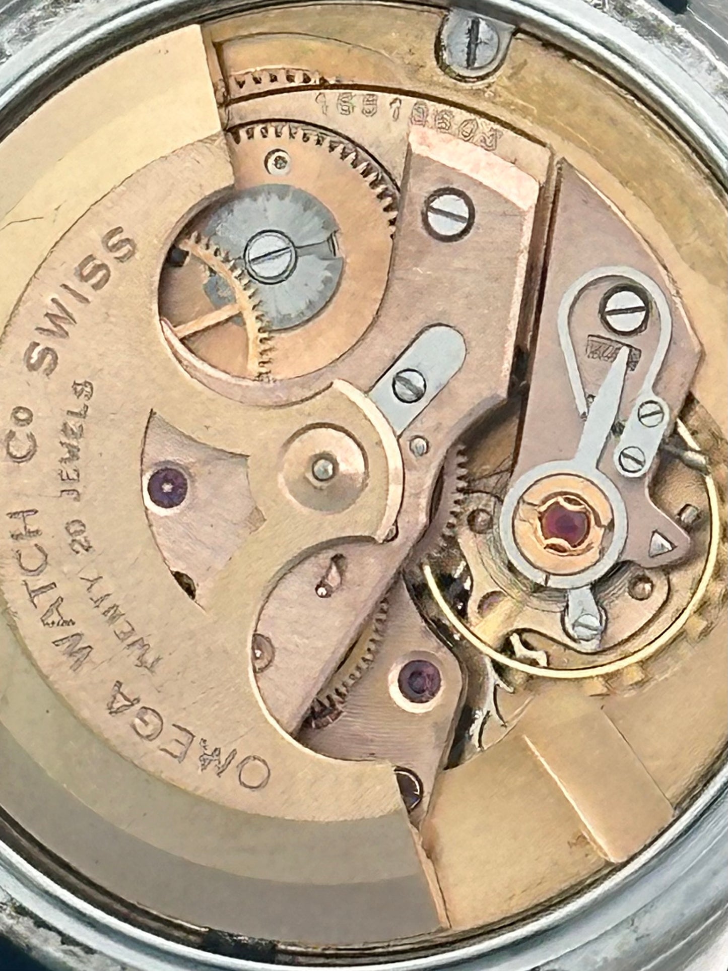Omega Seamaster Black Sector Waffle Dial 2846 / 2848 Vintage