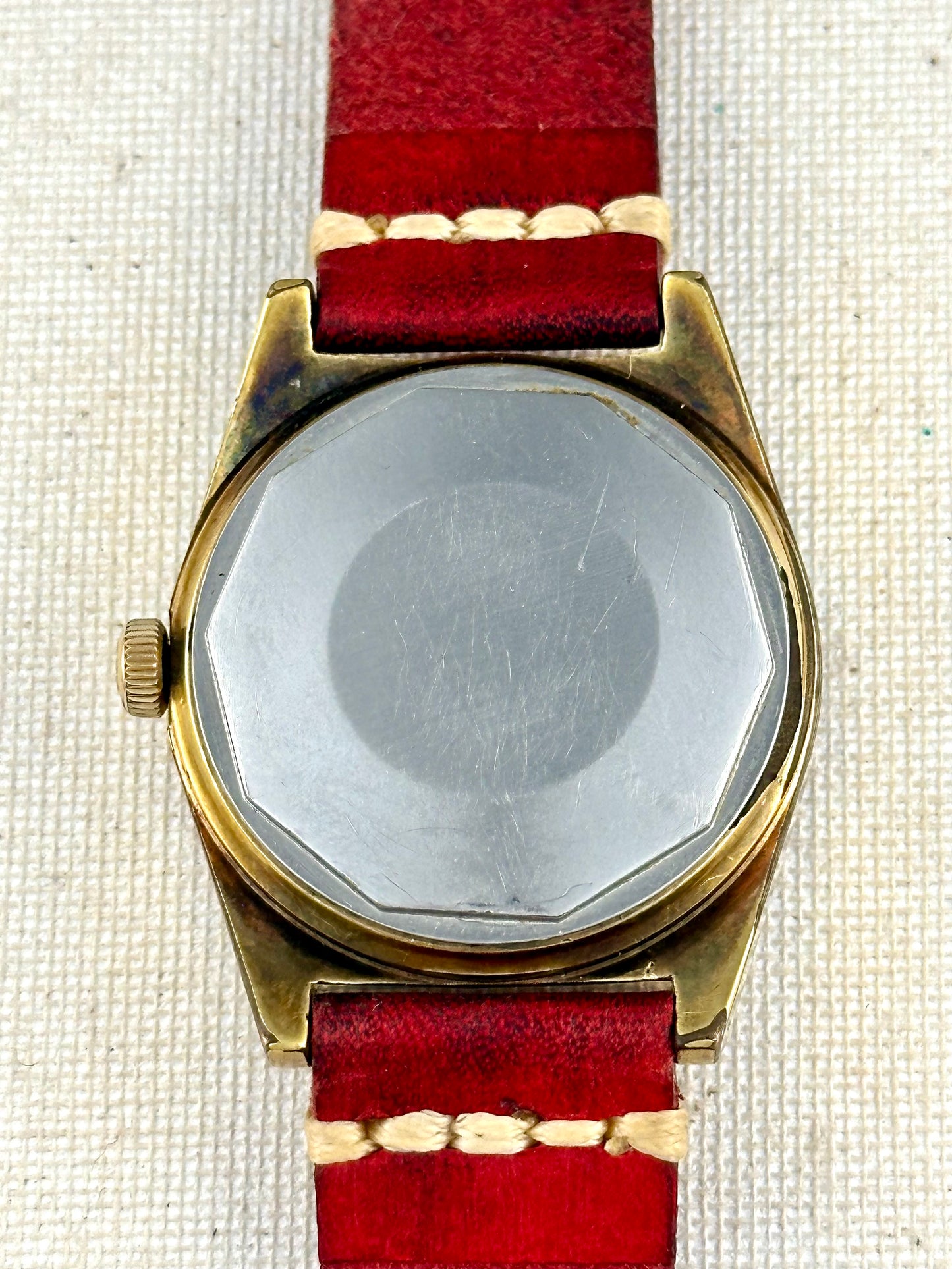 Tissot Seastar Red Dial Vintage