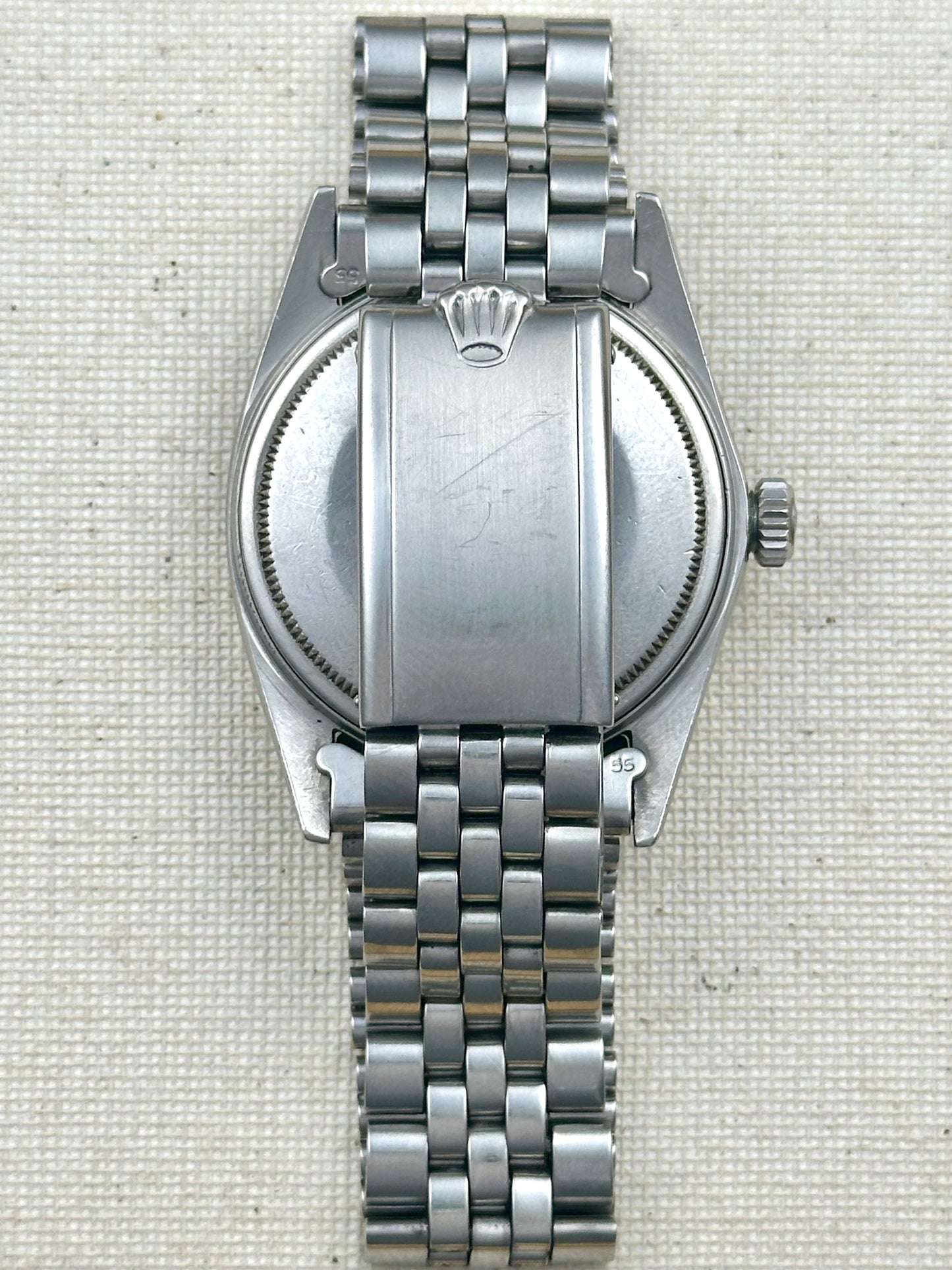 Rolex Datejust Silver Linen Dial c.1964 Vintage