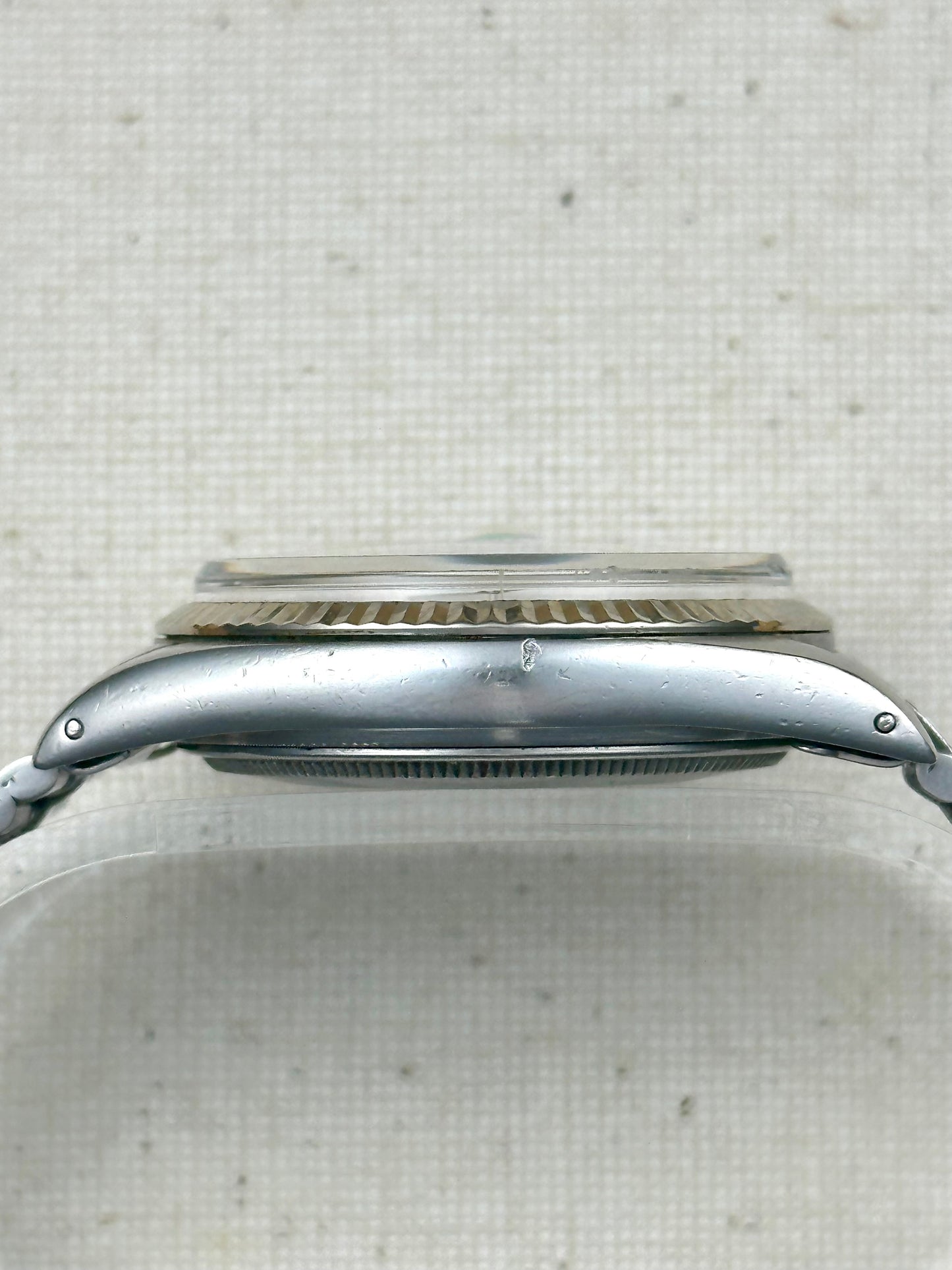 Rolex Datejust Silver Linen Dial c.1964 Vintage