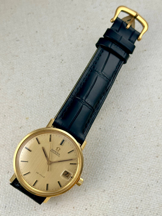 Omega De Ville 18k "Wenger Case" Vintage