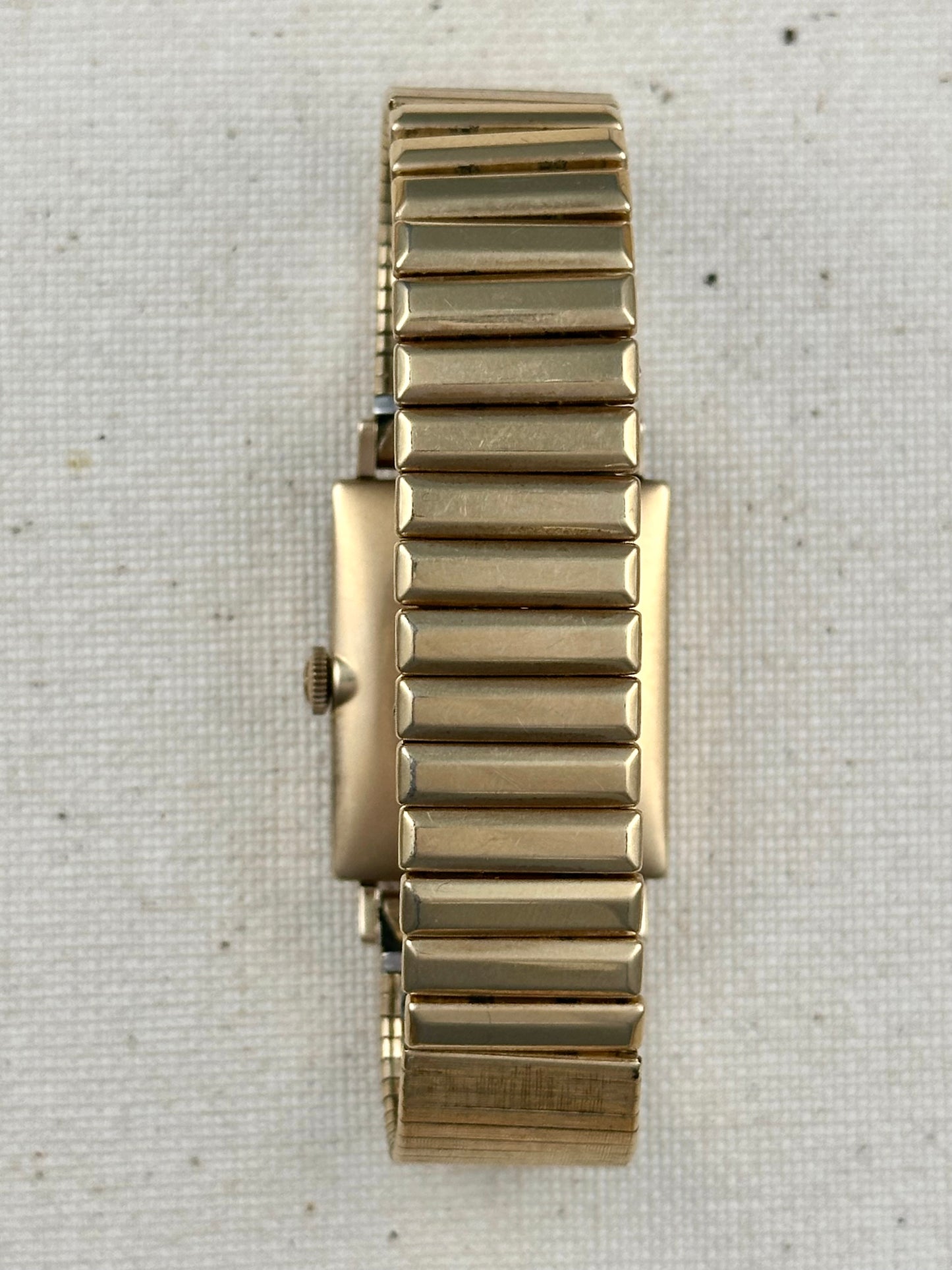 Longines Black and Gold Tank Vintage