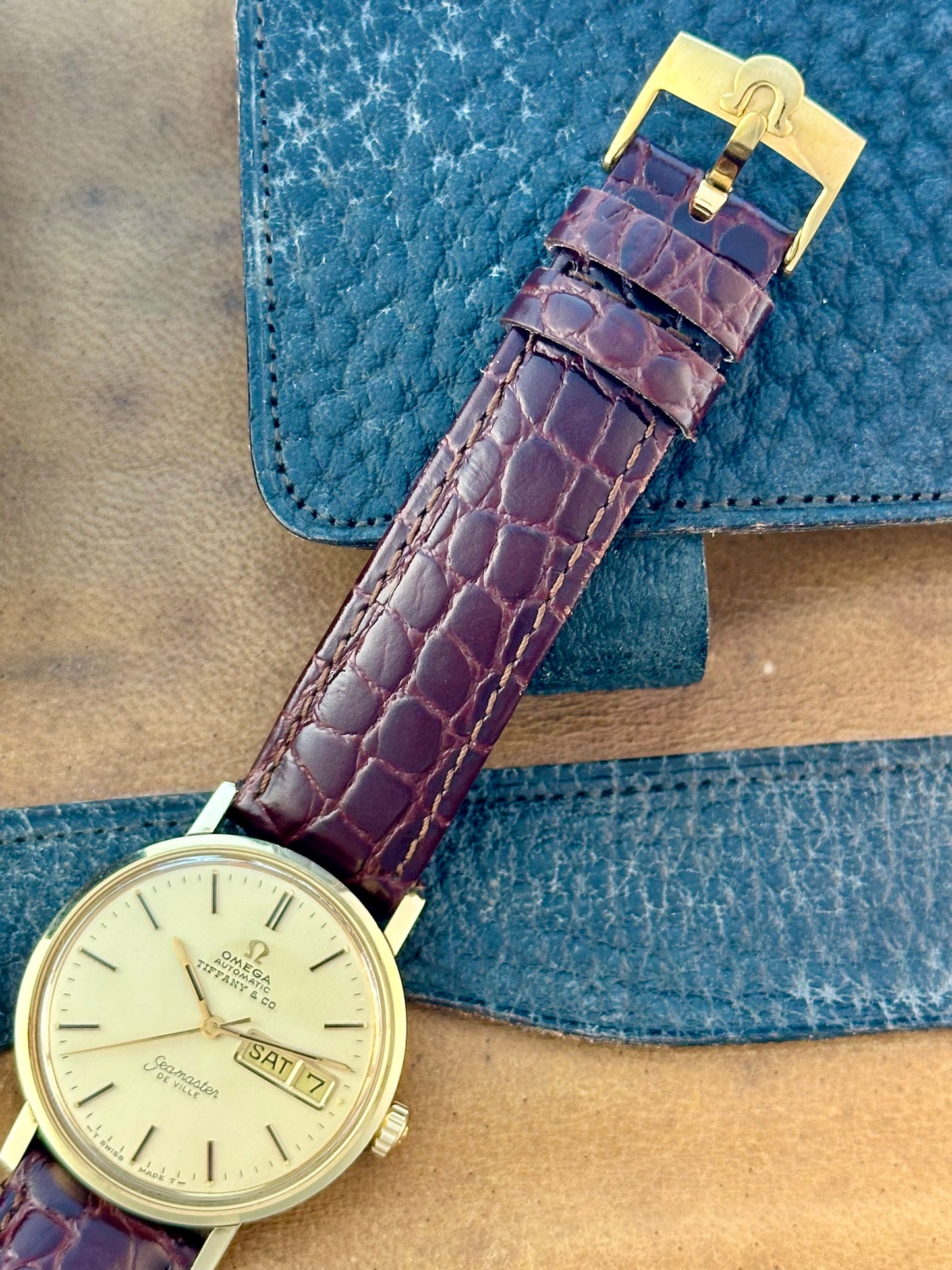 Omega Seamaster De Ville 14k Retailed by Tiffany & Co. Vintage