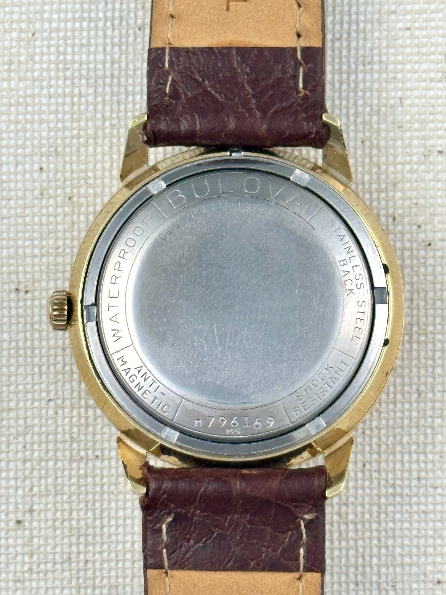 Bulova Sunburst Dial Dress Vintage