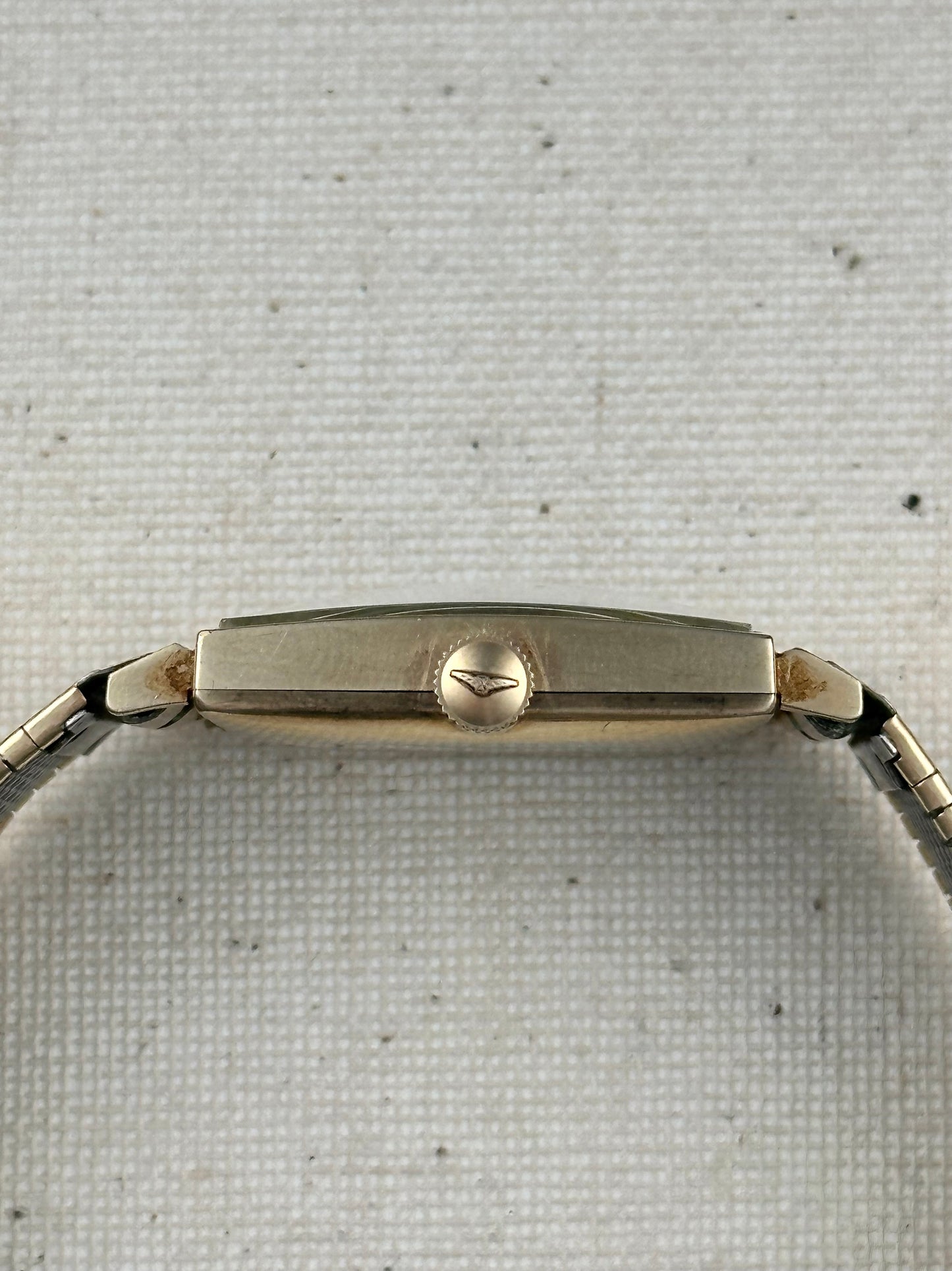 Longines Black and Gold Tank Vintage