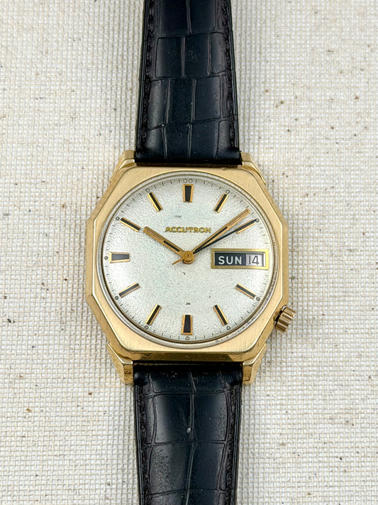 Accutron 218 Octagon Texture Dial Vintage