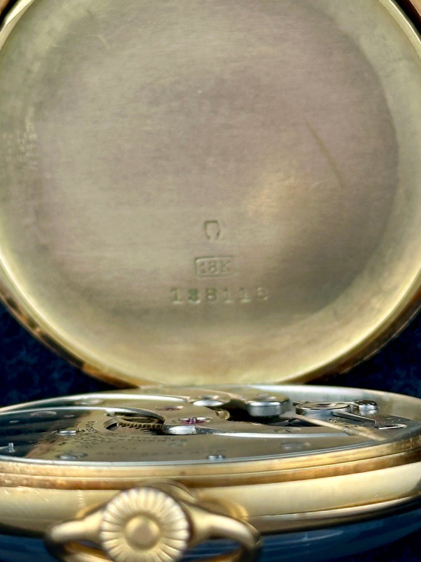 Patek Phillippe for Tiffany 18k Gold Pocket Watch Vintage