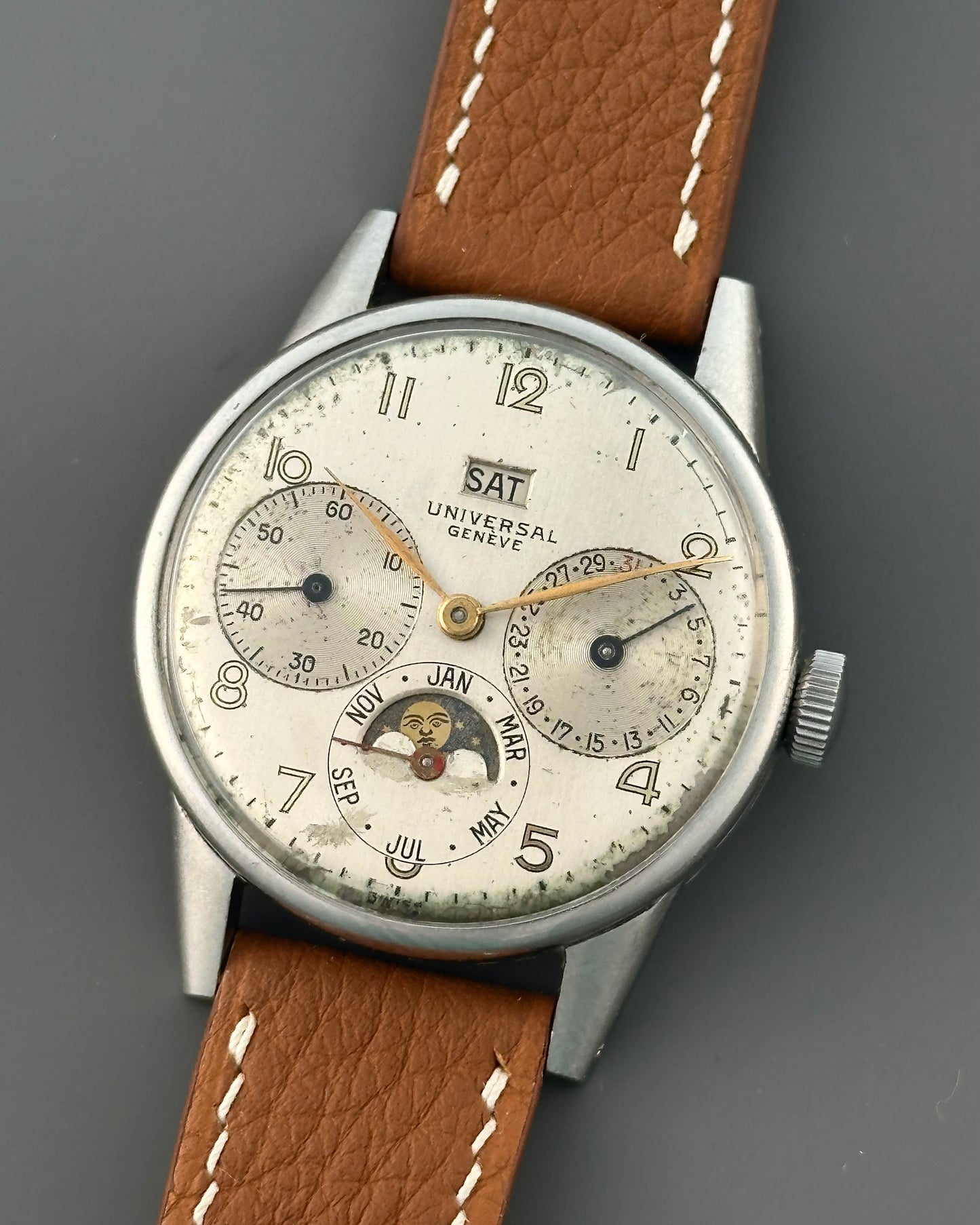 Universal Geneve Triple Calendar Moonphase