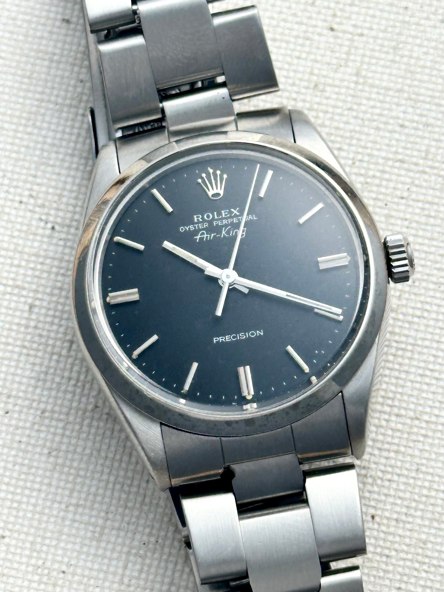 Rolex Air King Black Dial Neo-Vintage 1989