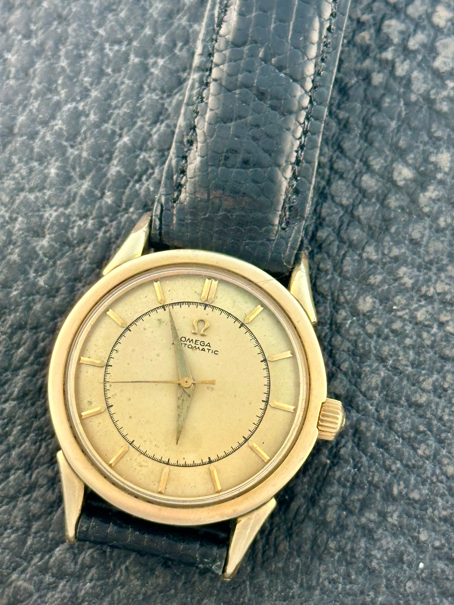 Omega 12k Gold Capped Bumper Automatic Vintage