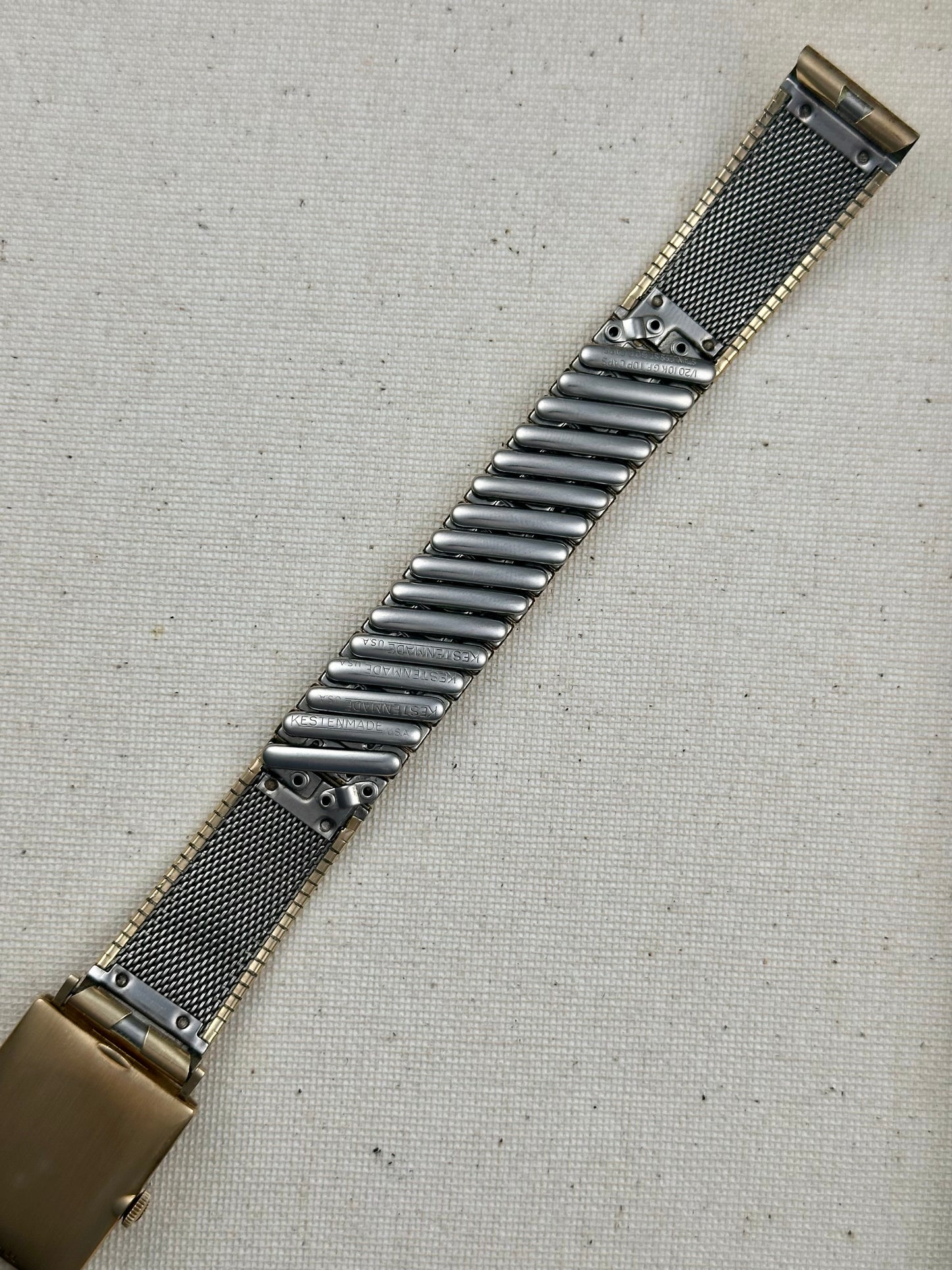 Longines Black and Gold Tank Vintage