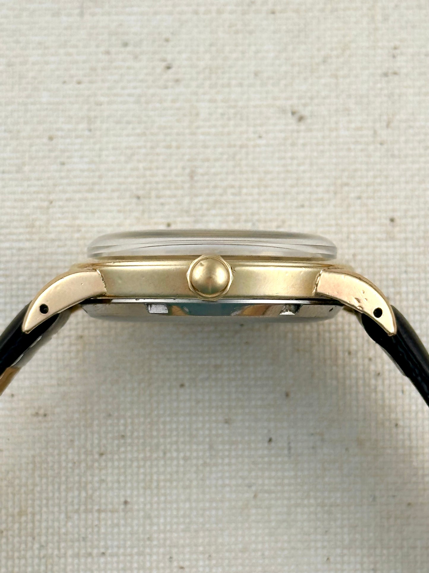 Girard Perregaux Gyromatic Brown Waffle Dial Vintage