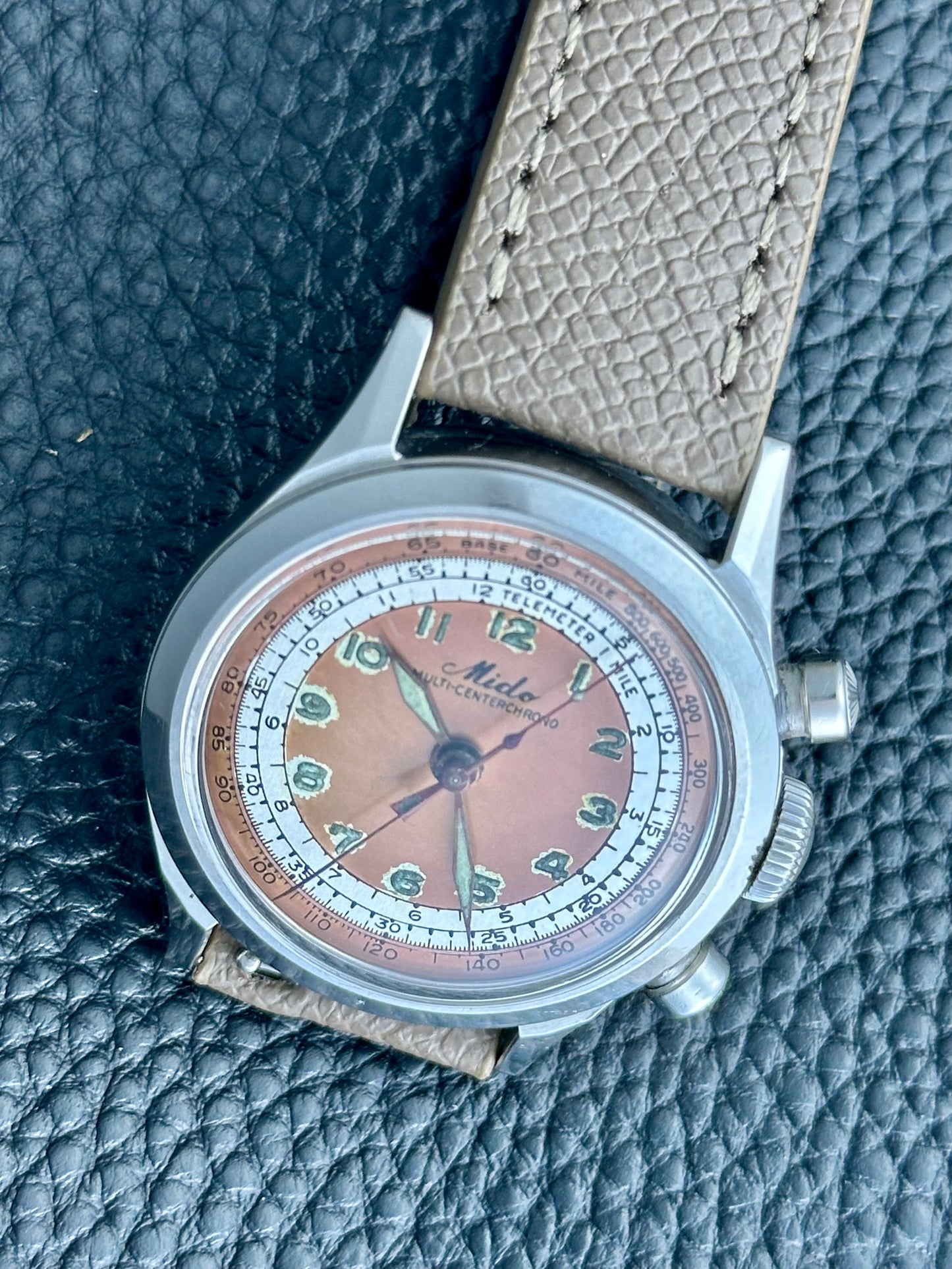 Mido Multicenterchrono Copper Dial Vintage