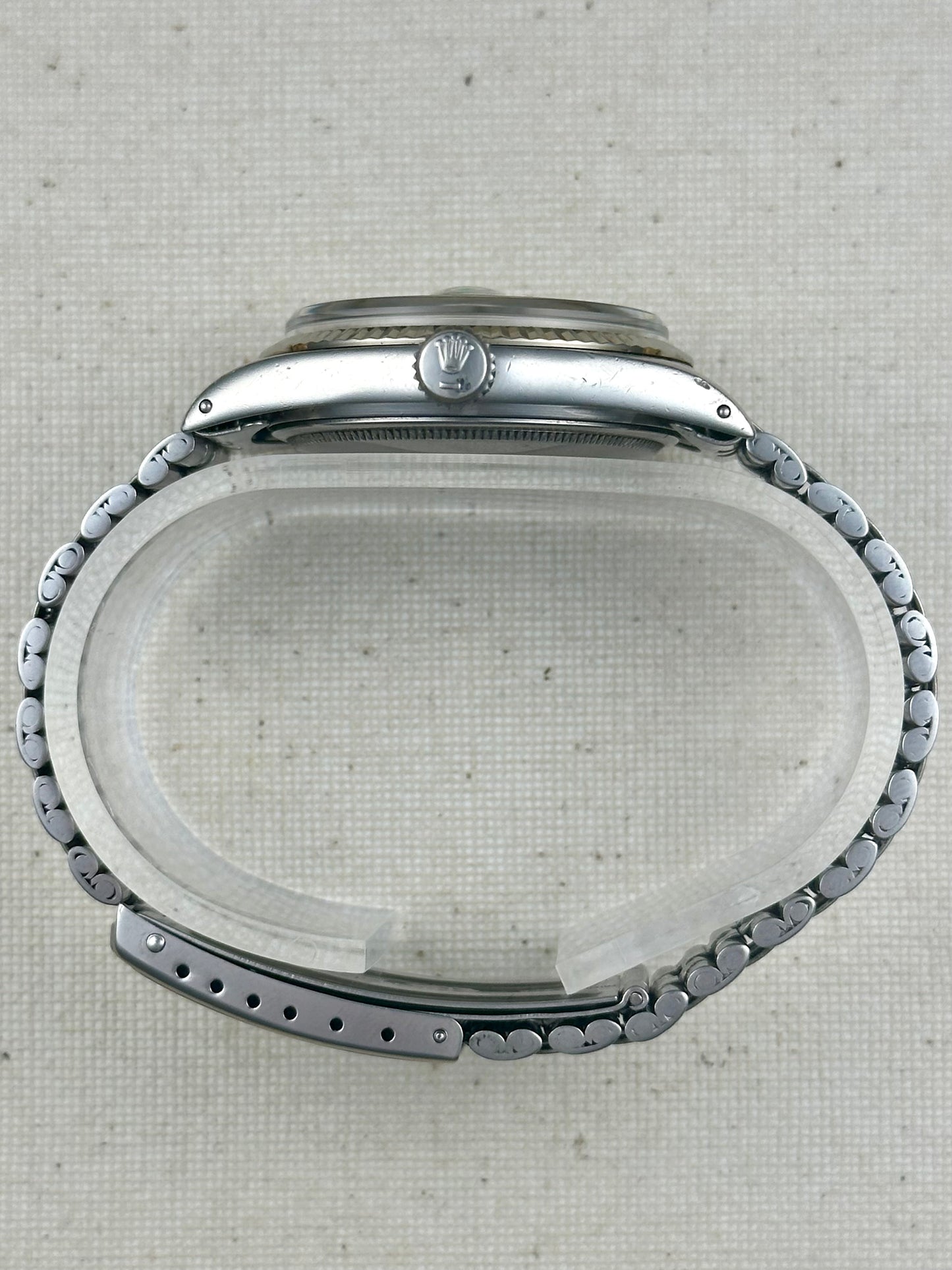 Rolex Datejust Silver Linen Dial c.1964 Vintage