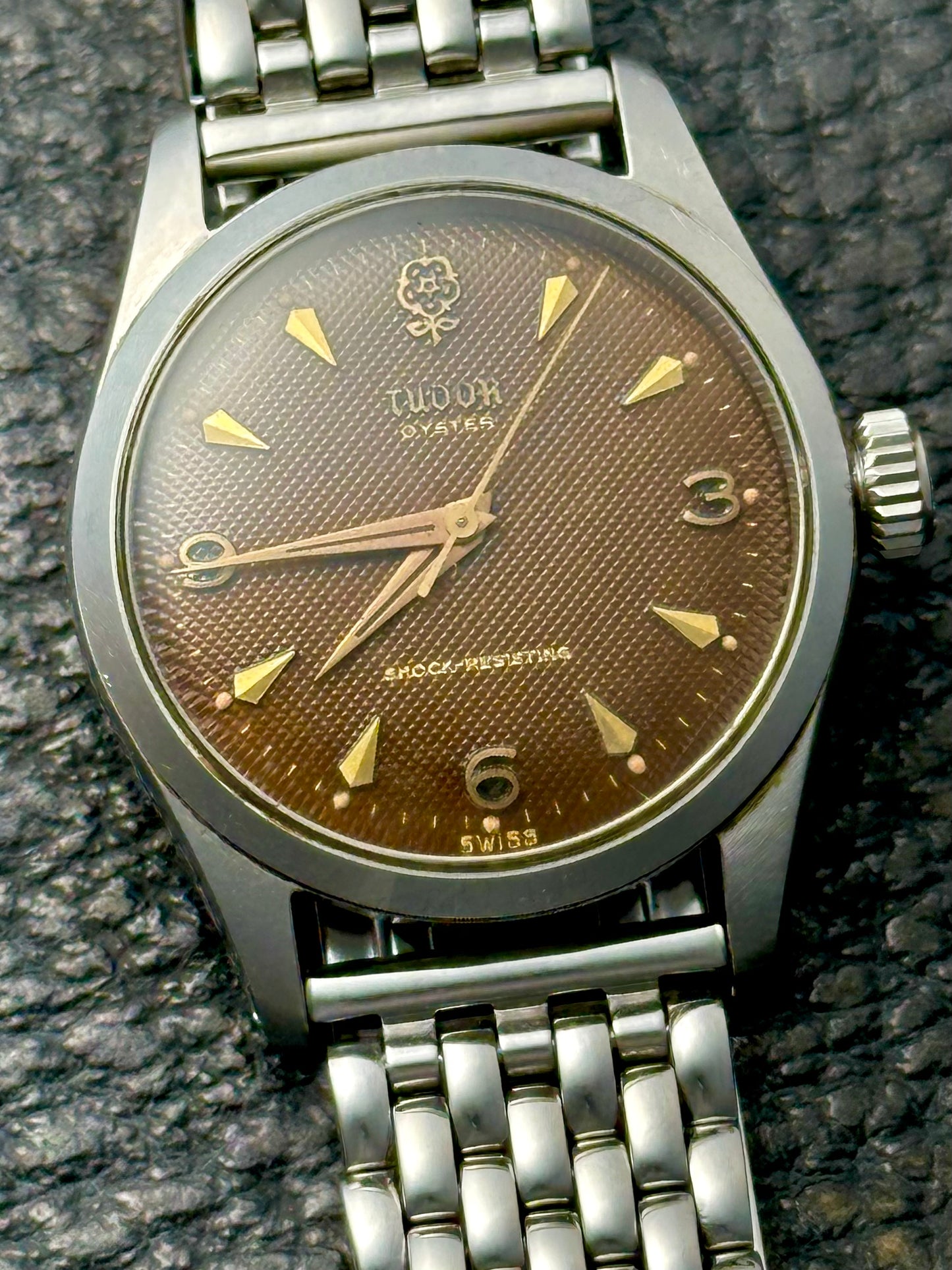 Tudor Oyster Chocolate Dial Vintage