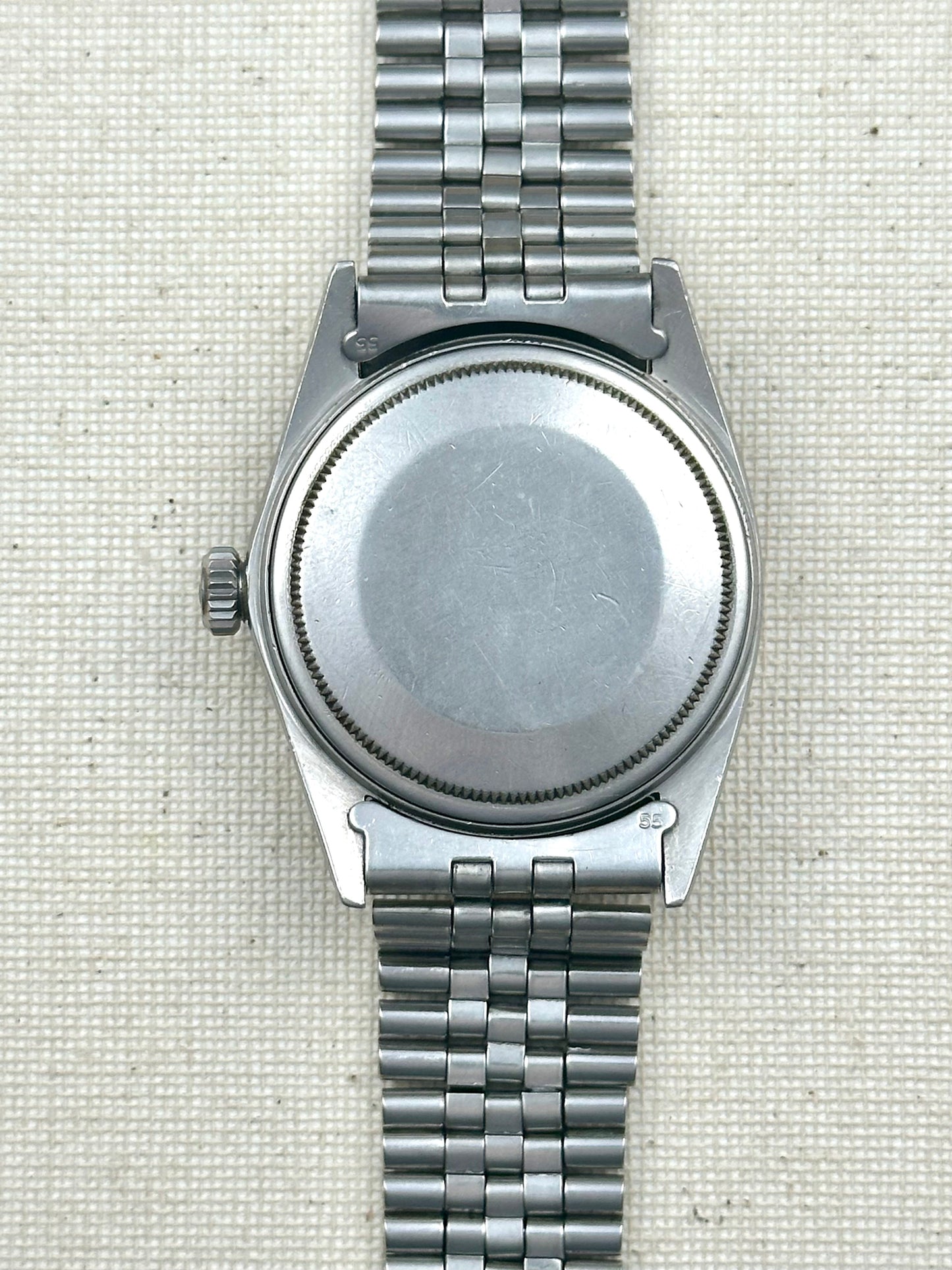 Rolex Datejust Silver Linen Dial c.1964 Vintage