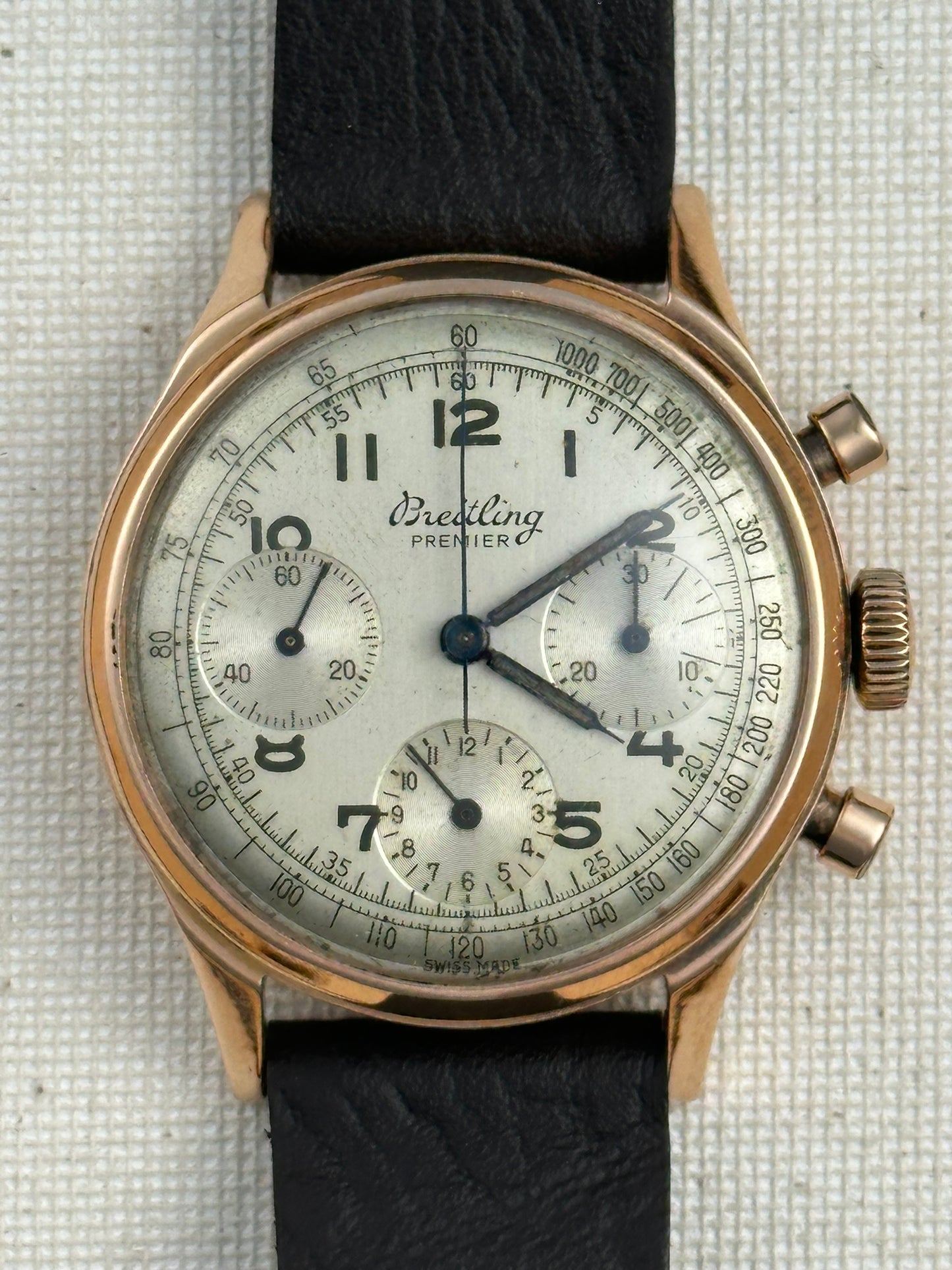 Breitling Premier 18k Rose Gold Ref. 788 Chronograph Vintage
