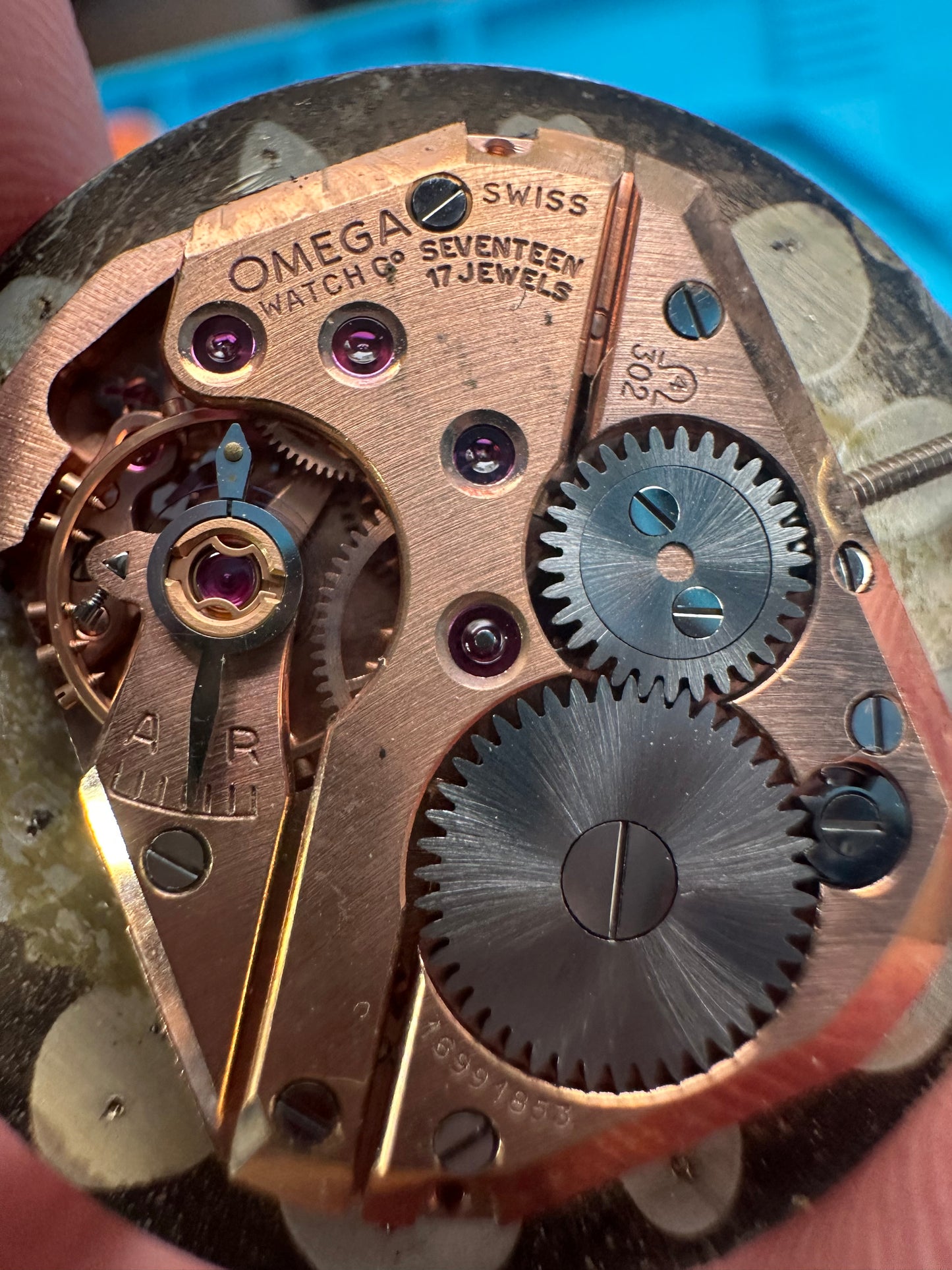 Omega Whita Gold Diamond Case Vintage