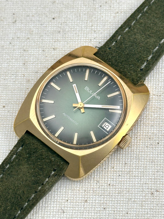 Bulova Golden Green Vintage