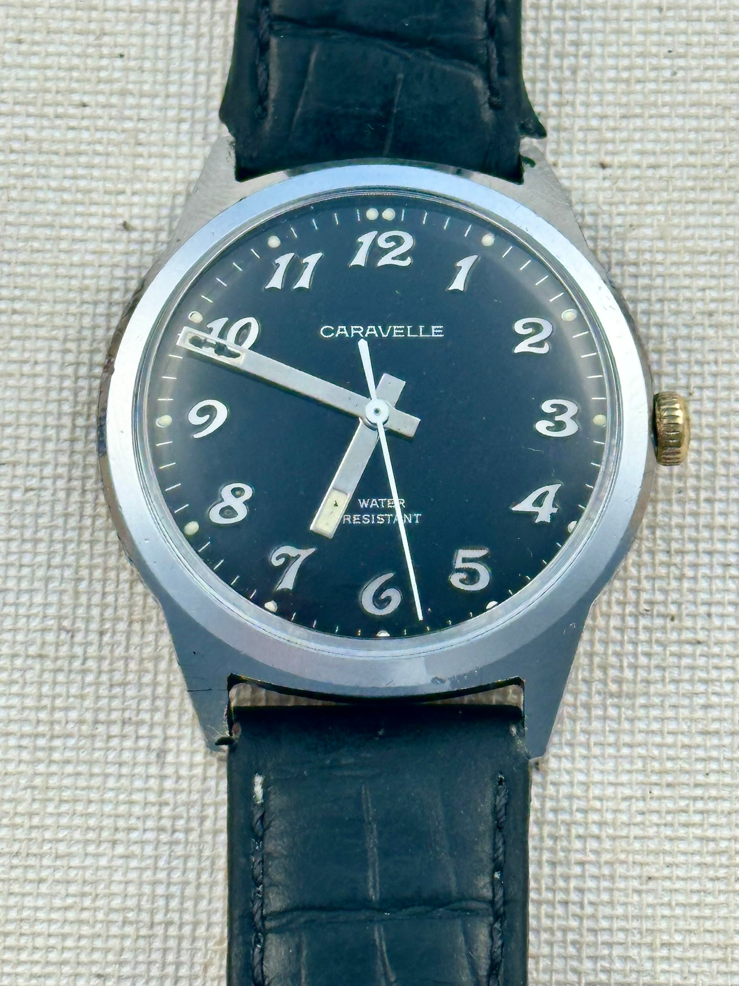 Caravelle Black Dial Vintage