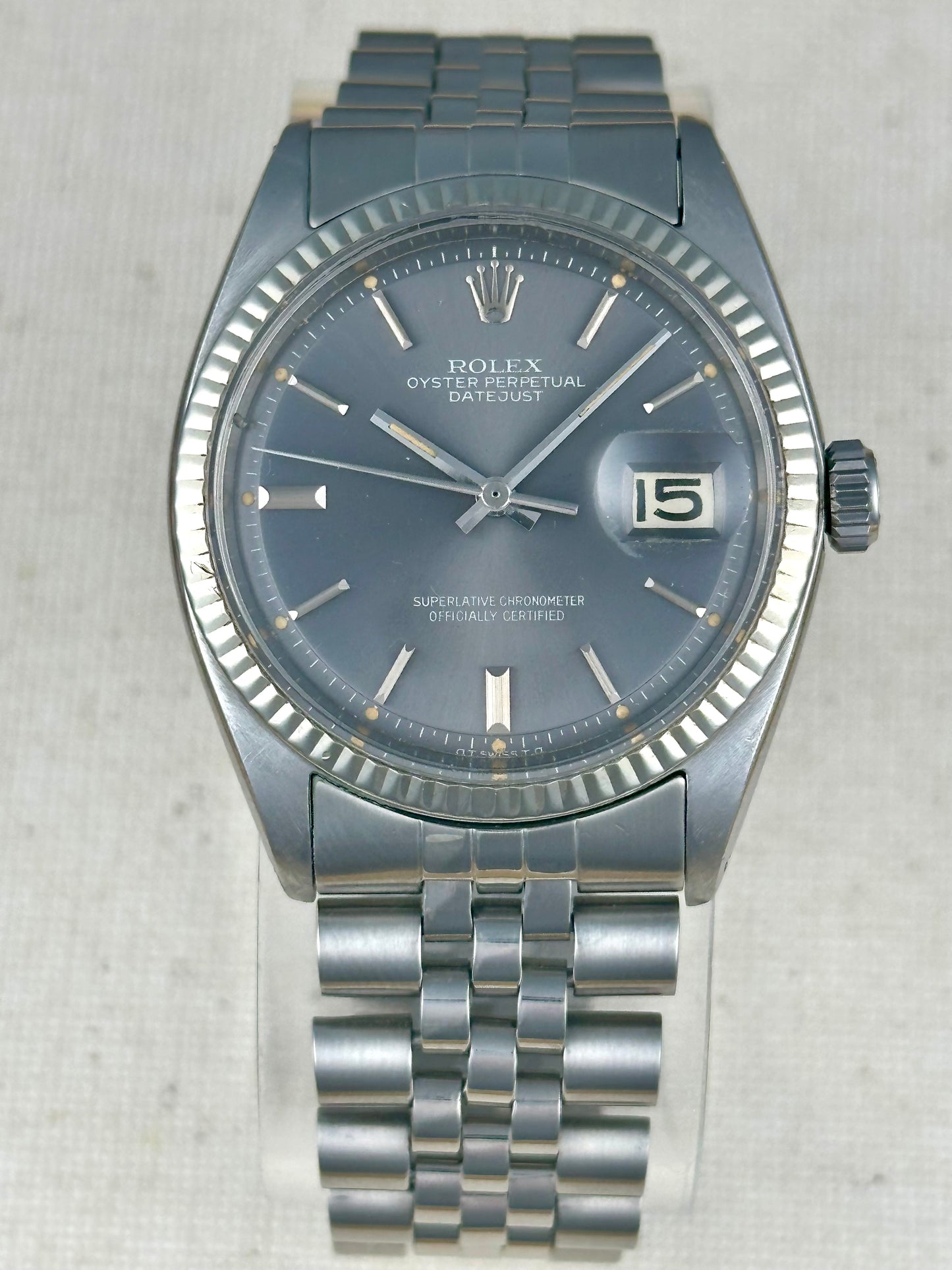 Rolex Datejust Grey Slate Sigma Dial Vintage