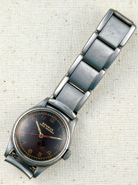 Benrus Sick Dial and Bracelet Vintage