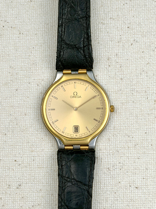 Omega 18k Bezel Quartz Vintage
