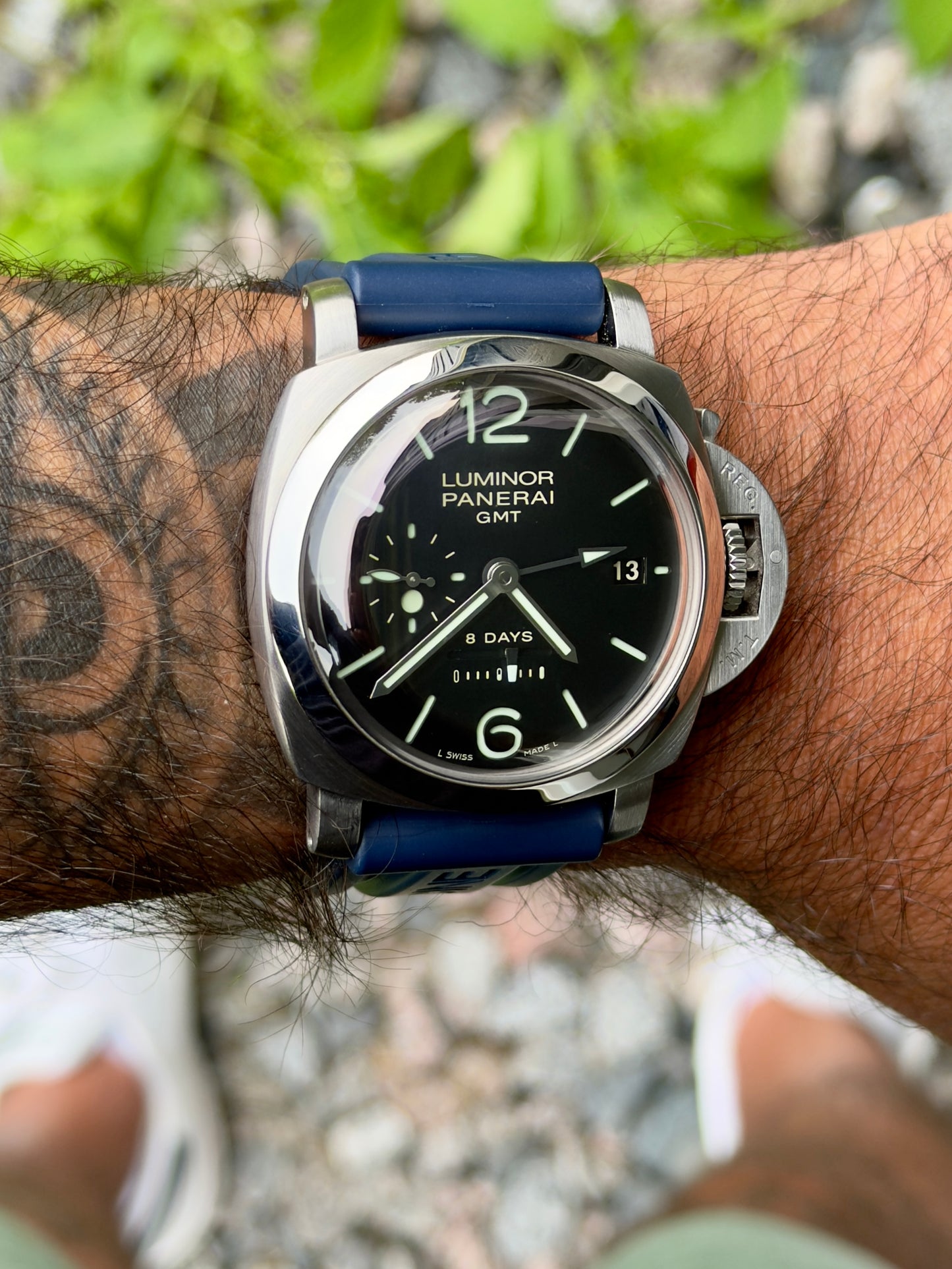 Panerai Luminor 1950 8 Days GMT "Dot Dial" PAM0233