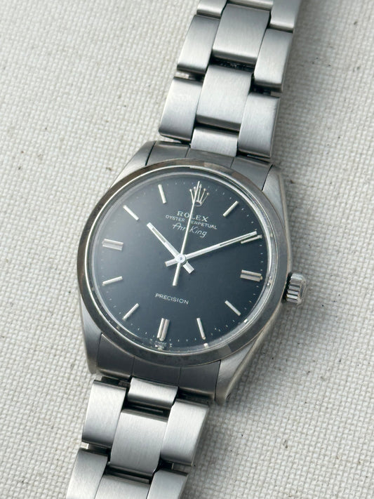 Rolex Air King Black Dial Neo-Vintage 1989