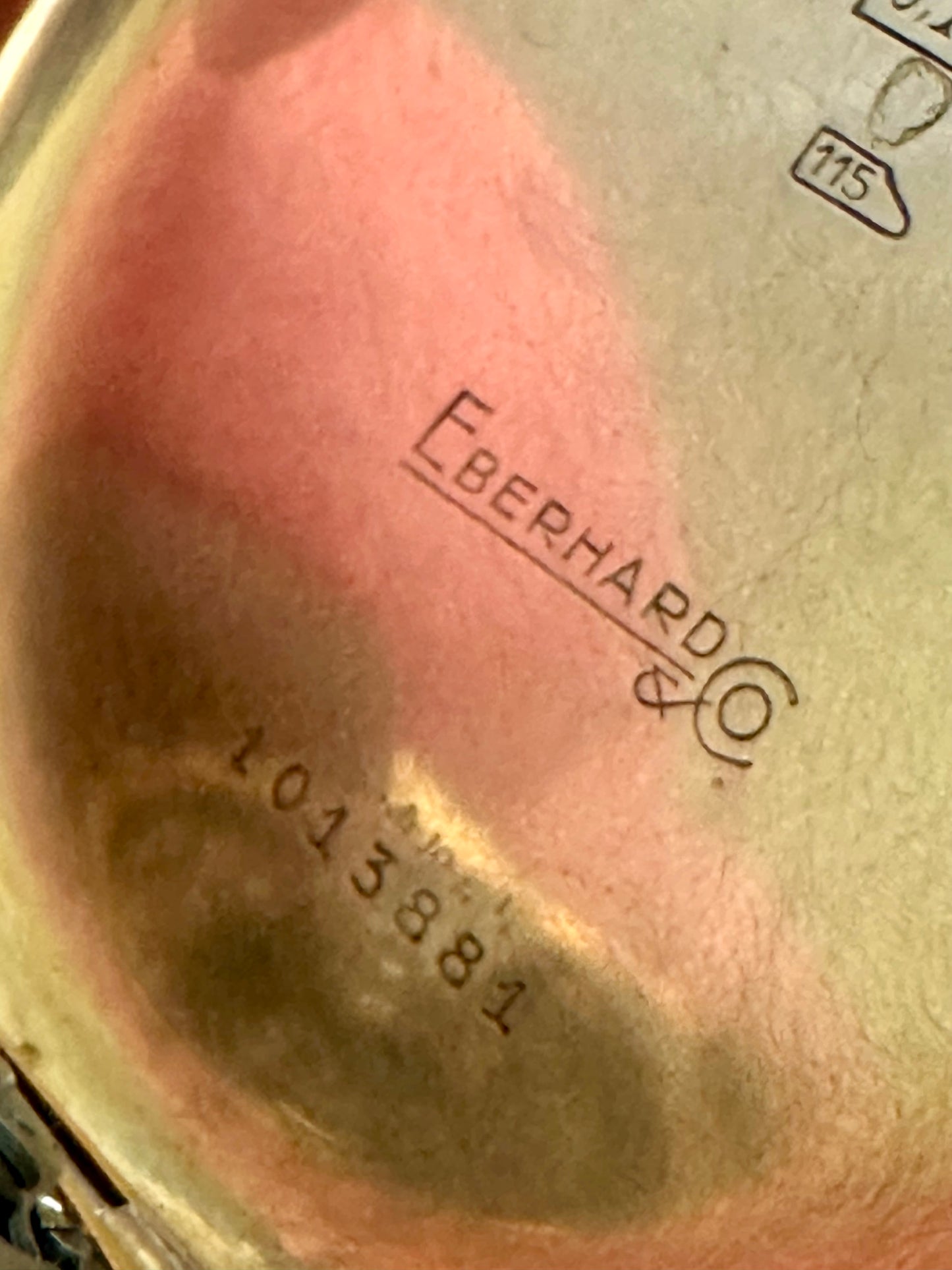 Eberhard 18k Gold Tri-Compax 1947 Vintage