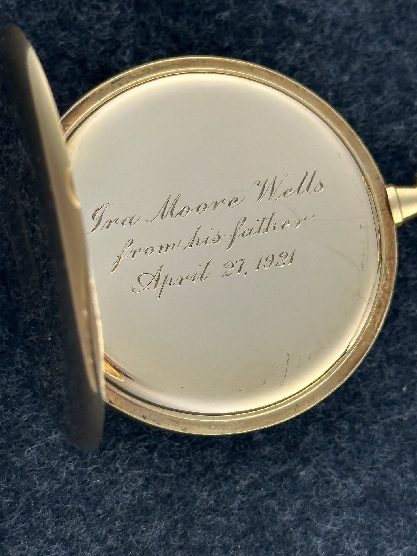 Patek Phillippe for Tiffany 18k Gold Pocket Watch Vintage