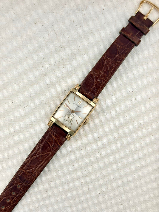 Longines Scroll Lugs Tank Vintage