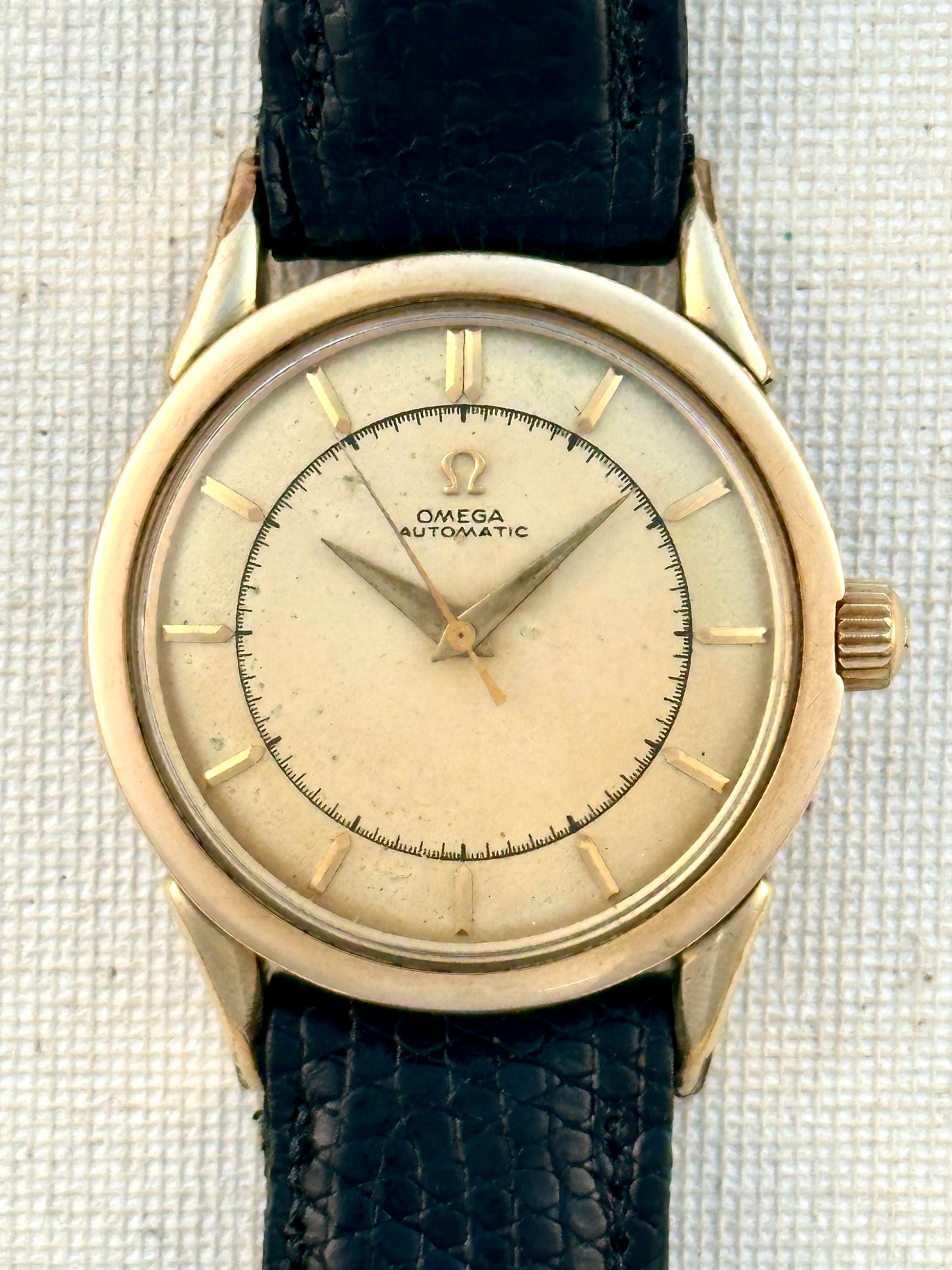 Omega 12k Gold Capped Bumper Automatic Vintage