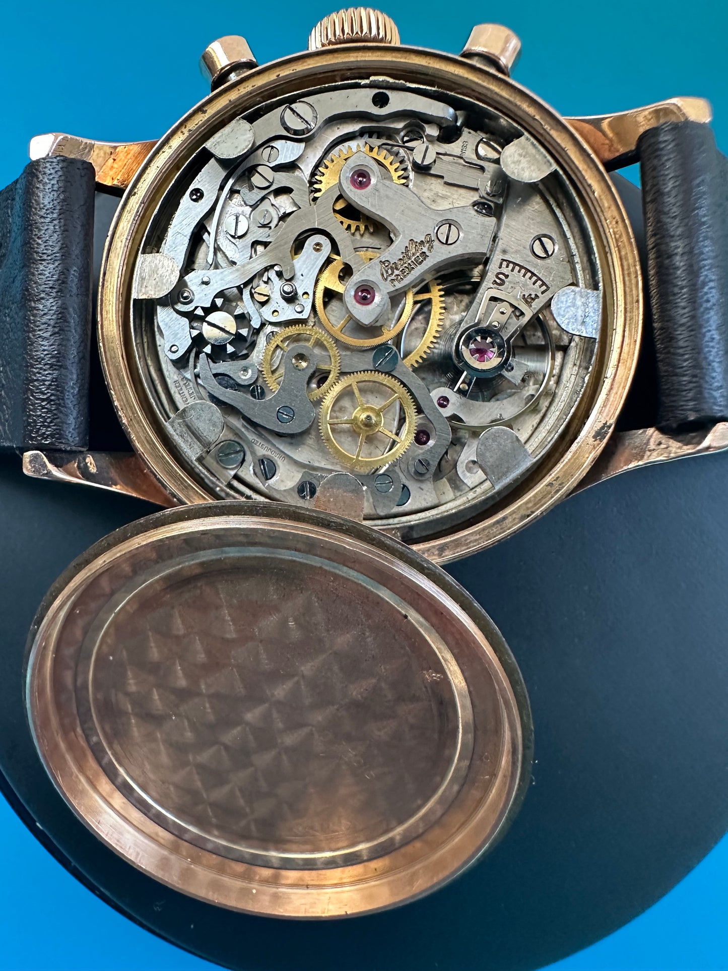 Breitling Premier 18k Rose Gold Ref. 788 Chronograph Vintage