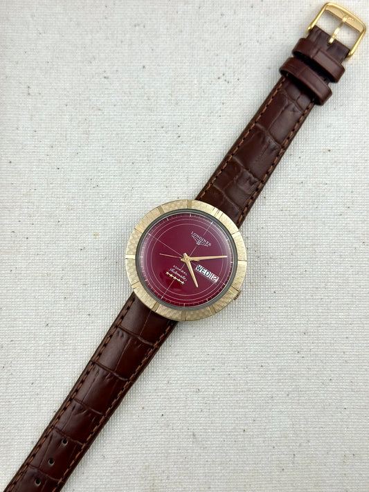 Longines Admiral Five Star Red Vintage