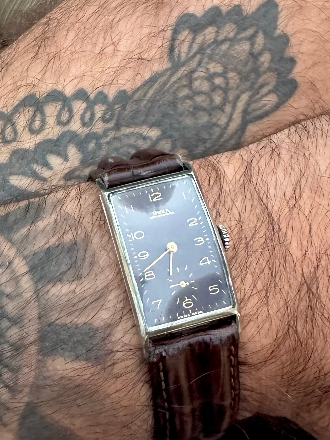 Doxa Jumbo Tank 1944 Vintage